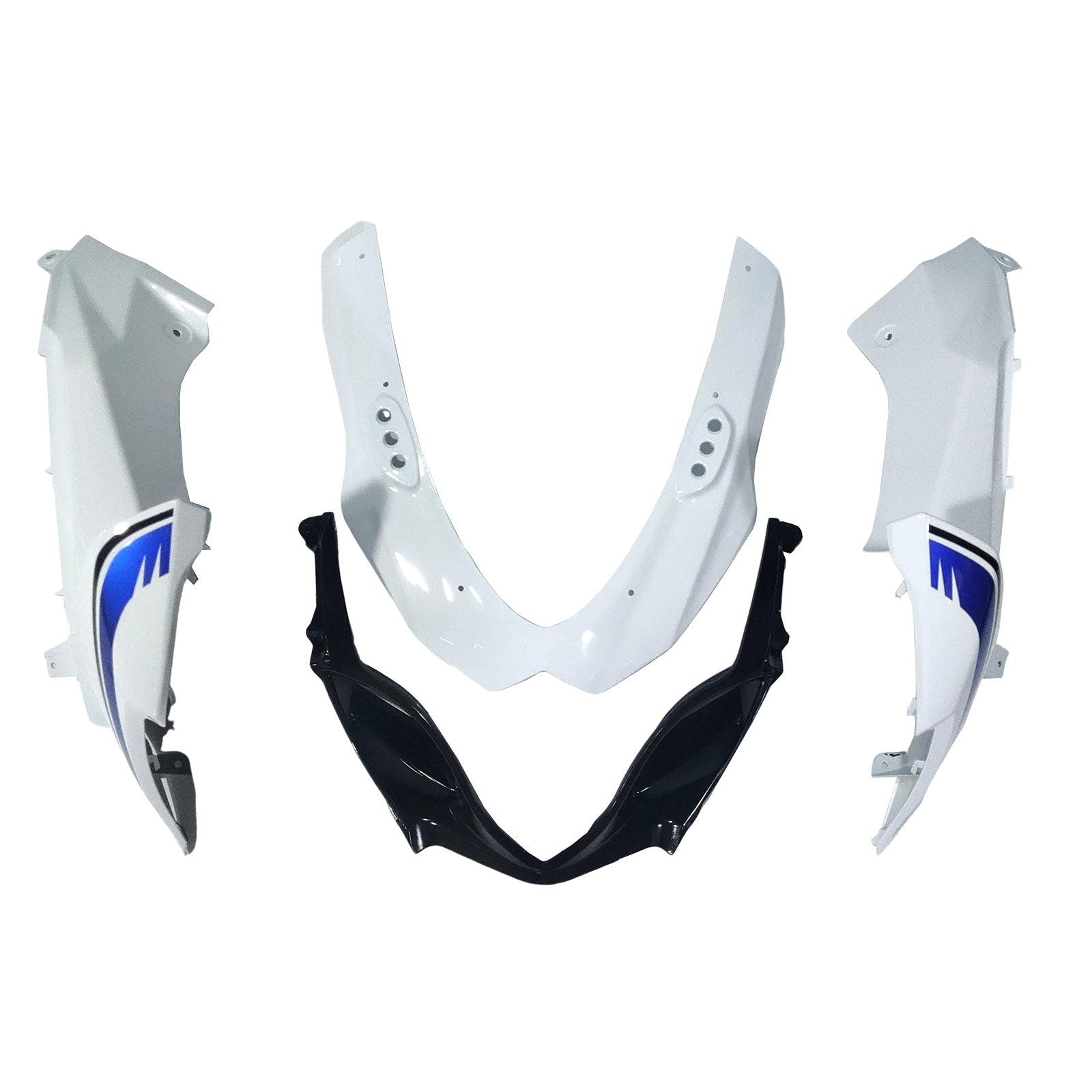 Amotopart 2009-2016 K9 GSXR1000 Suzuki Blue&White Style5 Fairing Kit