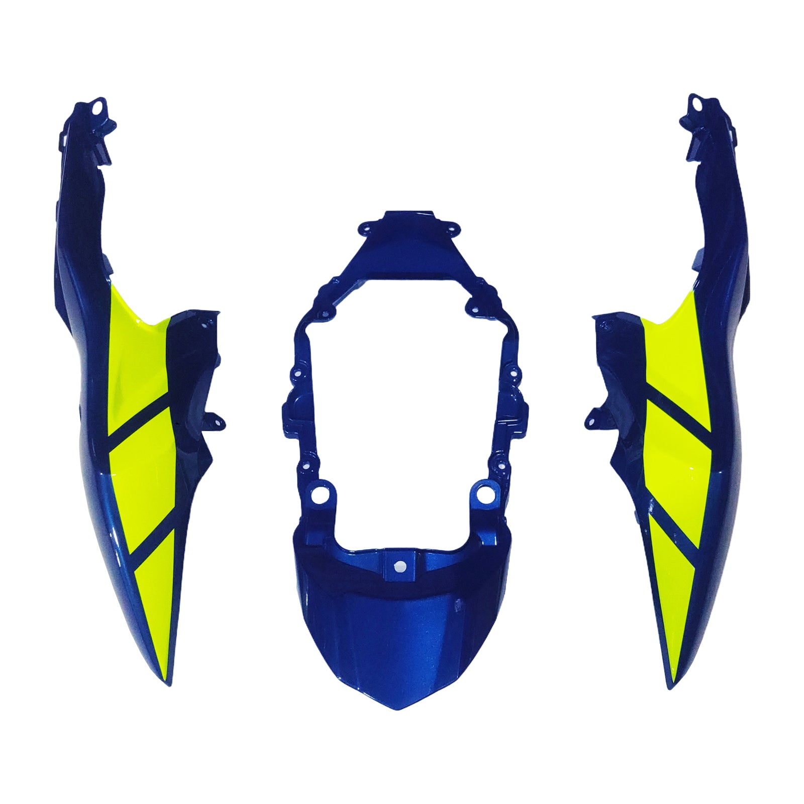 Amotopart 2009-2016 K9 GSXR1000 Suzuki Blue & Lime Green Fairing Kit