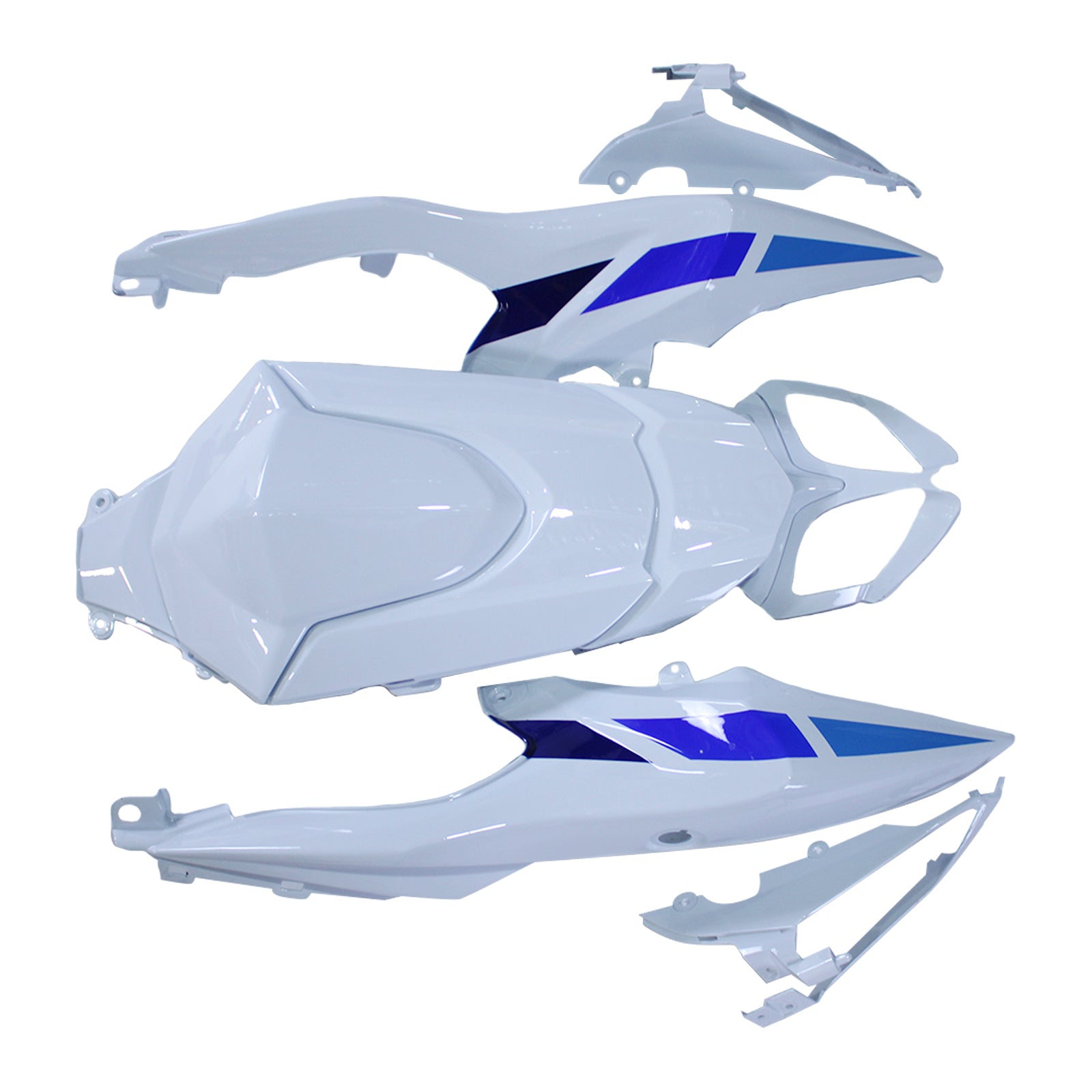 Amotopart 2009-2016 K9 GSXR1000 Suzuki Blue & Red Failing Kit