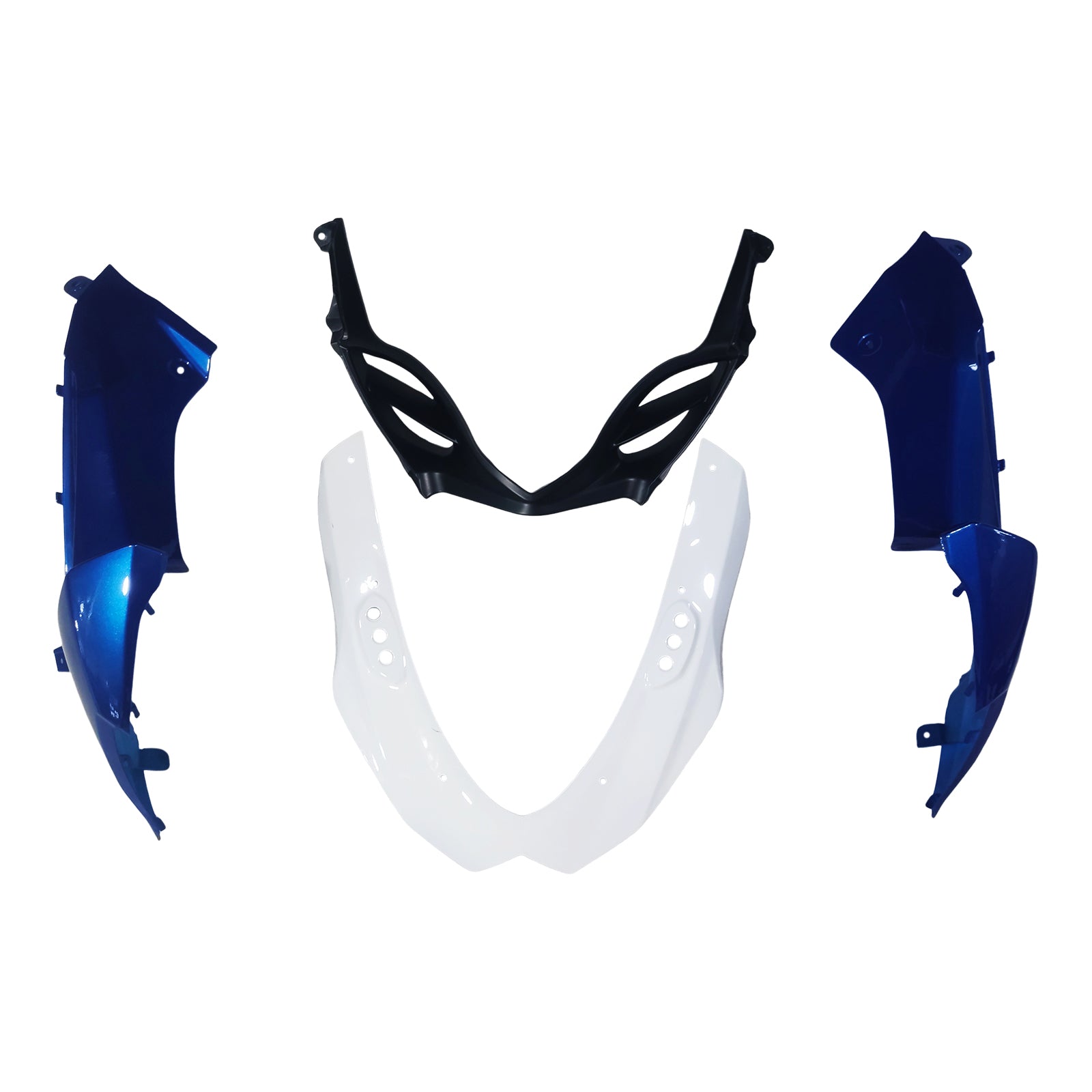 Amotopart 2009-2016 K9 GSXR1000 Suzuki Blue&White Style2 Fairing Kit
