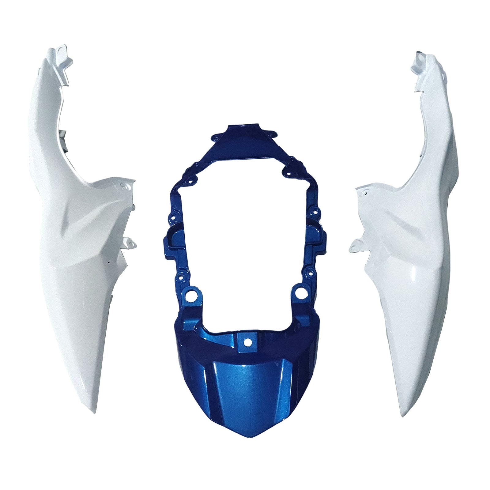 Amotopart 2009-2016 K9 GSXR1000 Suzuki Blue&White Style1 Fairing Kit