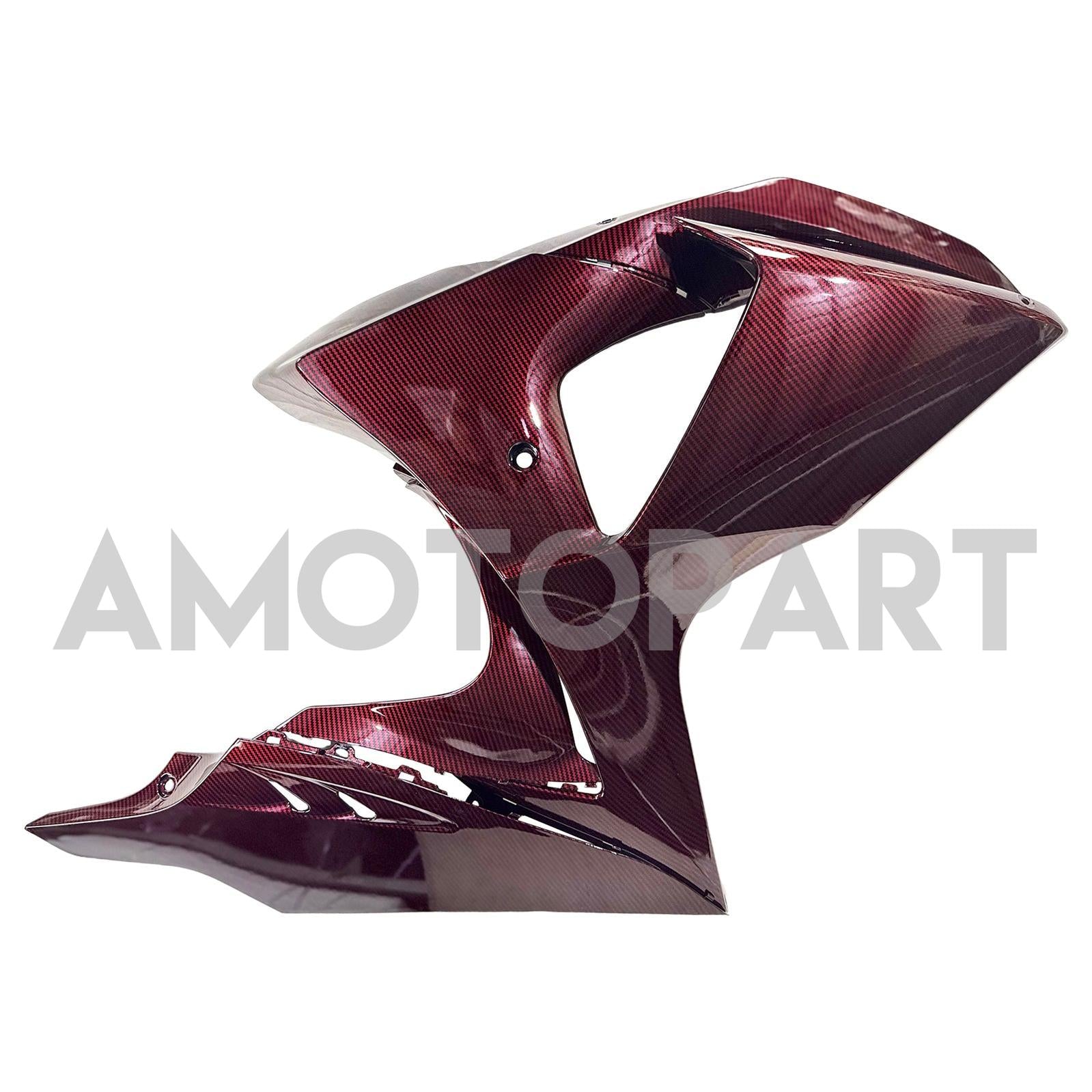 Amotopart 2009-2016 Suzuki GSXR1000 Red Carbon Fiber Pattern Fairing Kit