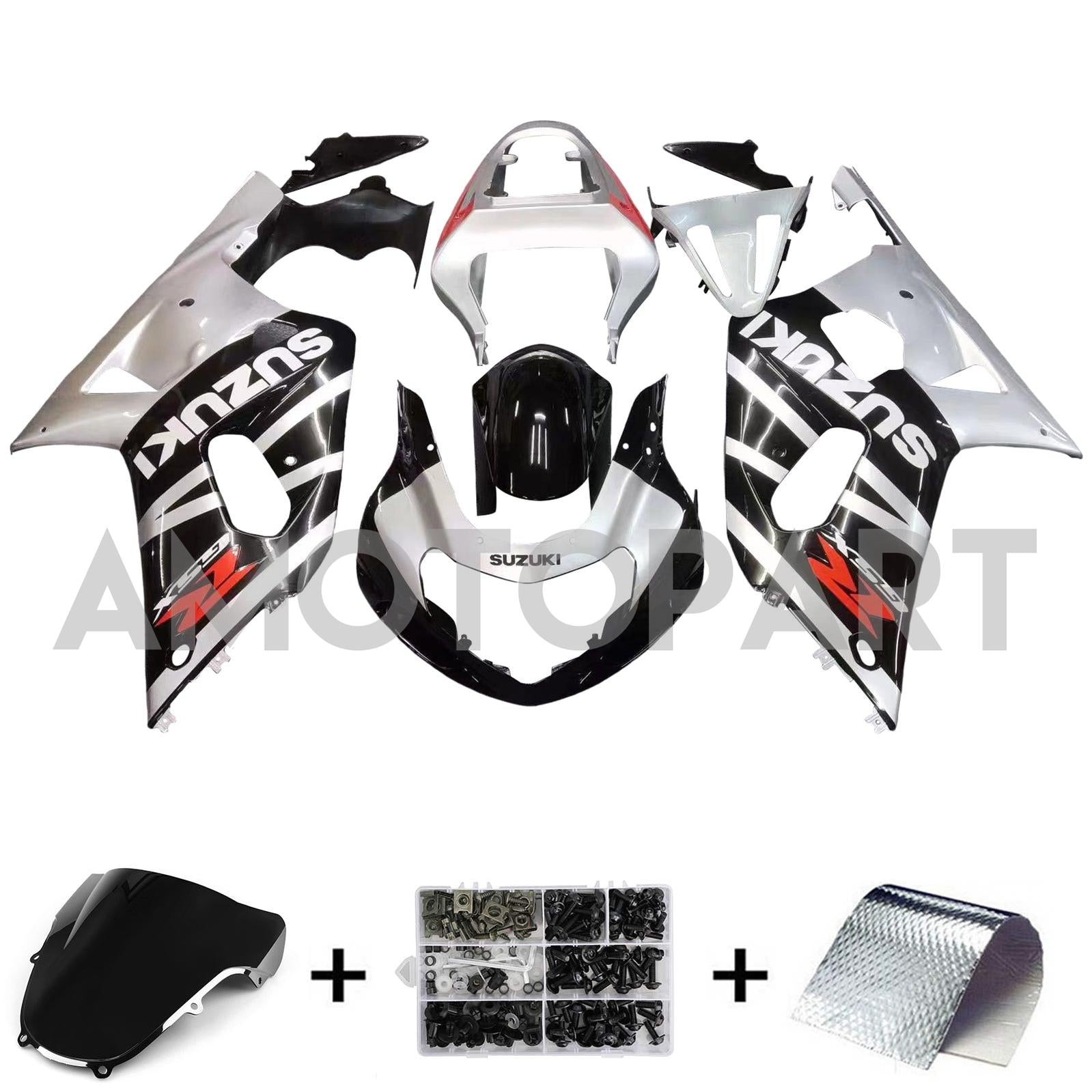 AMOTOPT SUZUKI 01-03 GSXR600 & 00-03 GSXR750 BLAT SLATER GSXR RACING FAIRING KIT