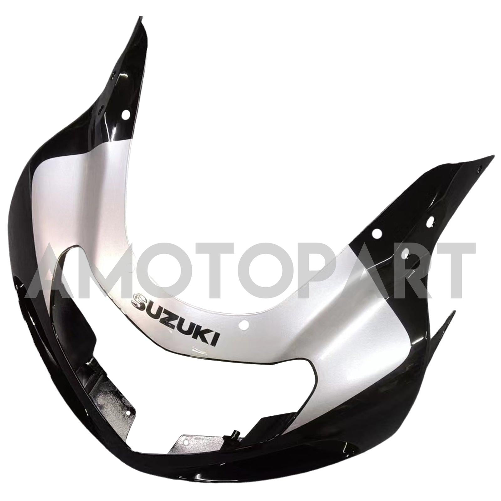 Amotopart Suzuki 01-03 GSXR600 & 00-03 GSXR750 Black Silver GSXR Racing Fairing Kit