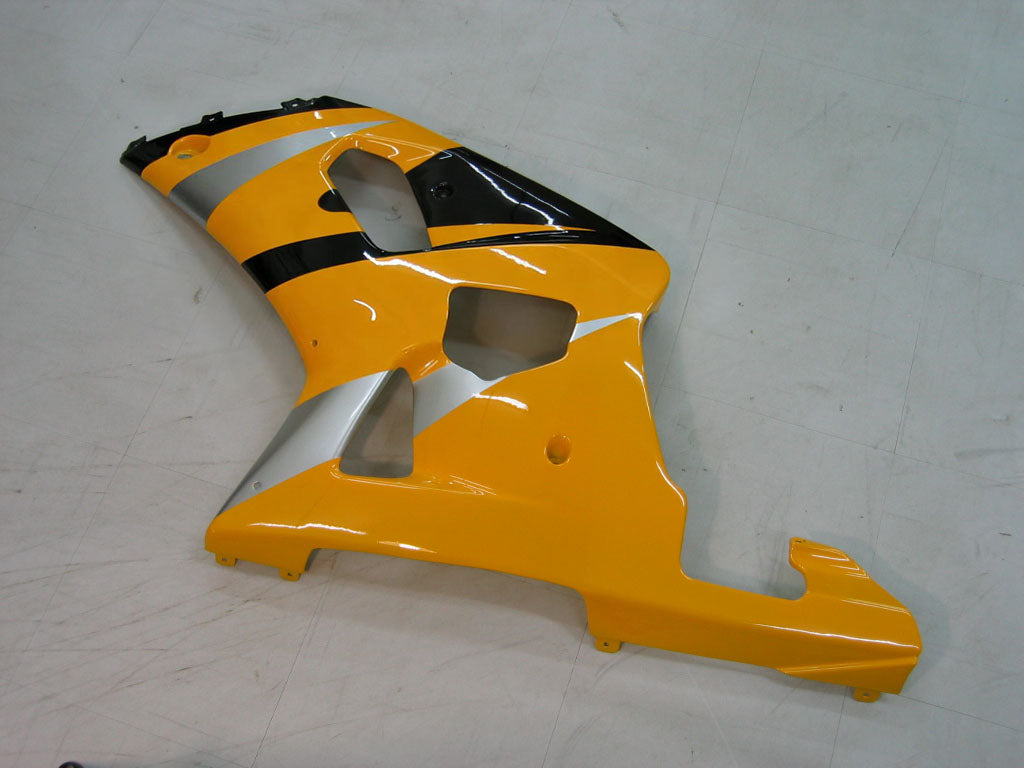 Amotopart Suzuki 01-03 GSXR600 & 00-03 GSXR750 Silver GSXR Racing Red Black Fairing Kit
