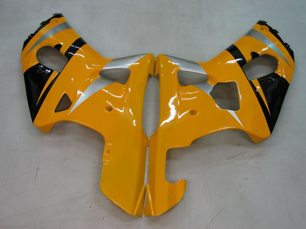 Amotopart Suzuki 01-03 GSXR600 & 00-03 GSXR750 Silver GSXR Racing Red Black Fairing Kit