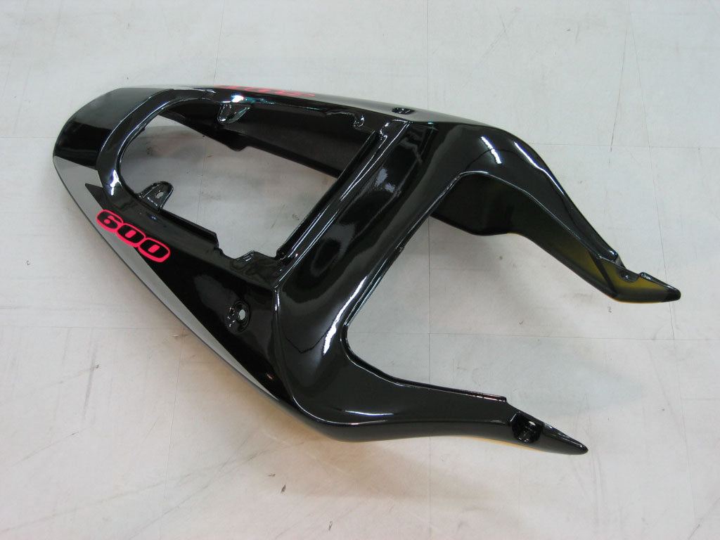 Amotopart Suzuki 01-03 GSXR600 & 00-03 GSXR750 Silver GSXR Racing Red Black Fairing Kit