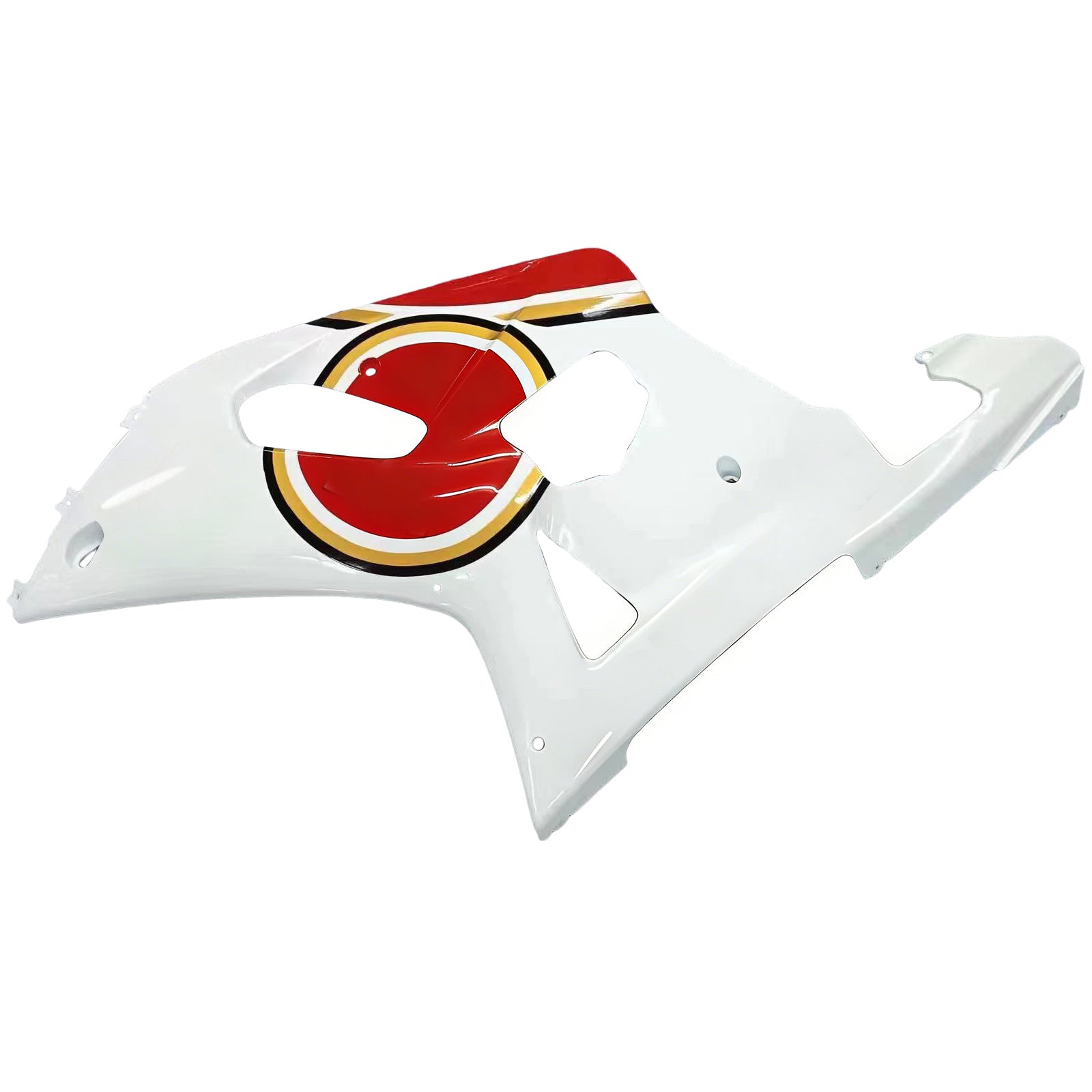 Amotopart Suzuki 01-03 GSXR600 & 00-03 GSXR750 heldige streik Racin White Red Fairing Kit