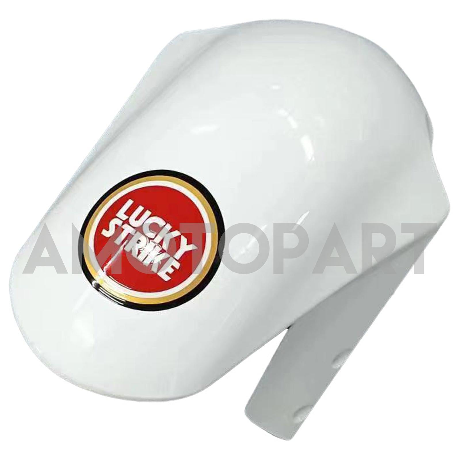 Amotopart Suzuki 01-03 GSXR600 & 00–03 GSXR750 Lucky Strike Racin weiß rot Verkleidungssatz