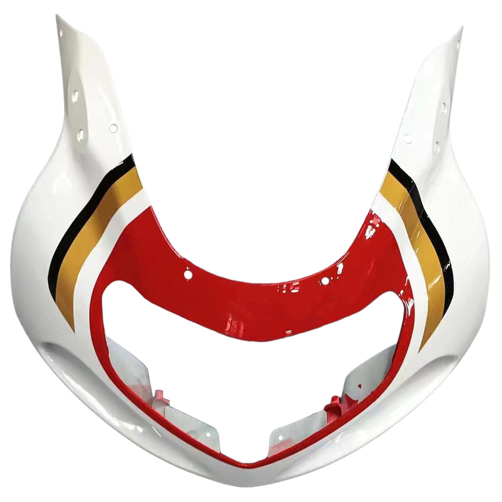 Amotopart Suzuki 01-03 GSXR600 & 00-03 GSXR750 heldige streik Racin White Red Fairing Kit