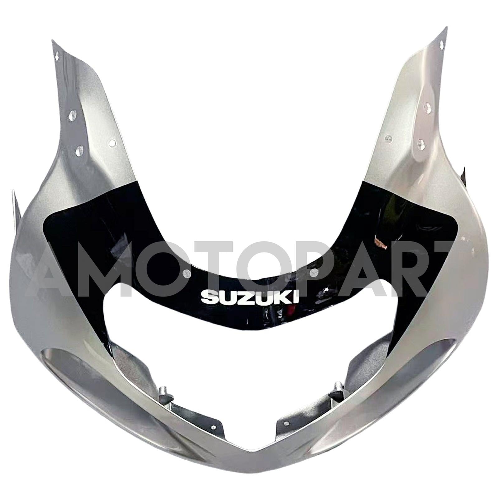 Amotopart Suzuki 01-03 GSXR600 & 00-03 GSXR750 2-Tone GSXR Racing Silver Fairing Kit