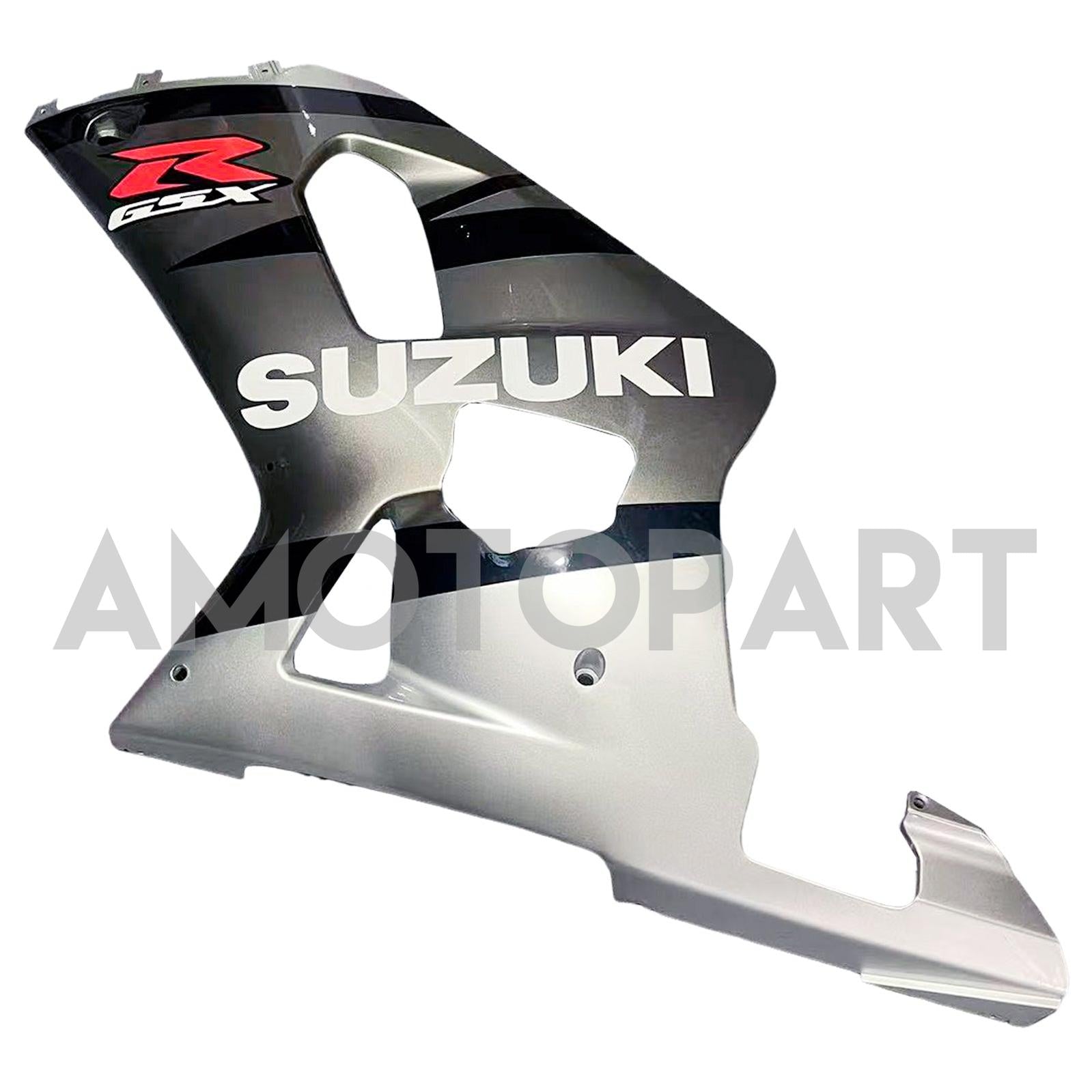 Amotopart Suzuki 01-03 GSXR600 & 00-03 GSXR750 2-Tone GSXR Racing Silver Fairing Kit