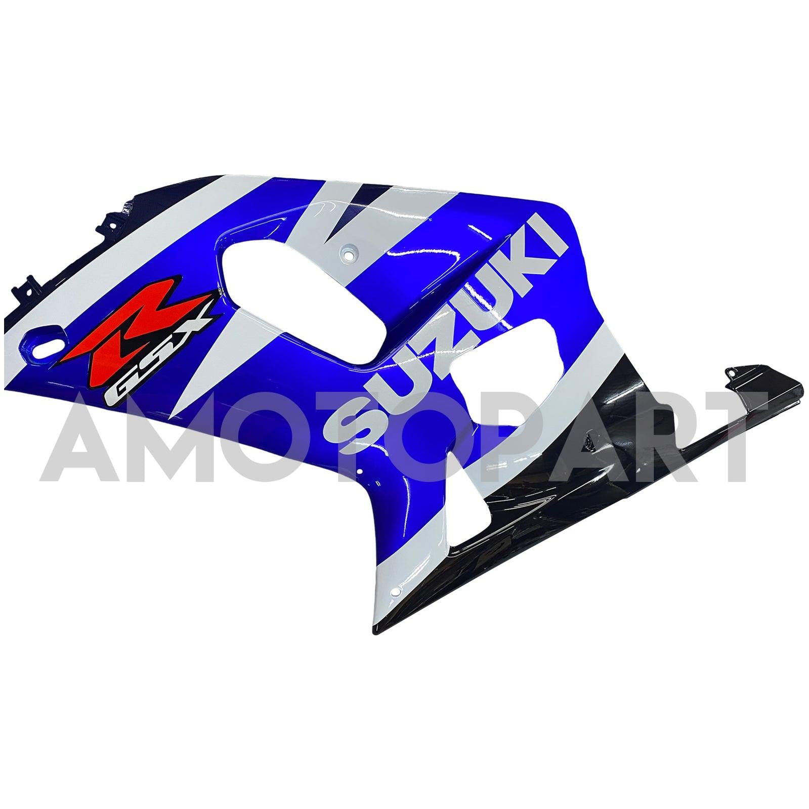 Amotopart Suzuki 01-03 GSXR600 & 00-03 GSXR750 Blue White Black Fairing Kit