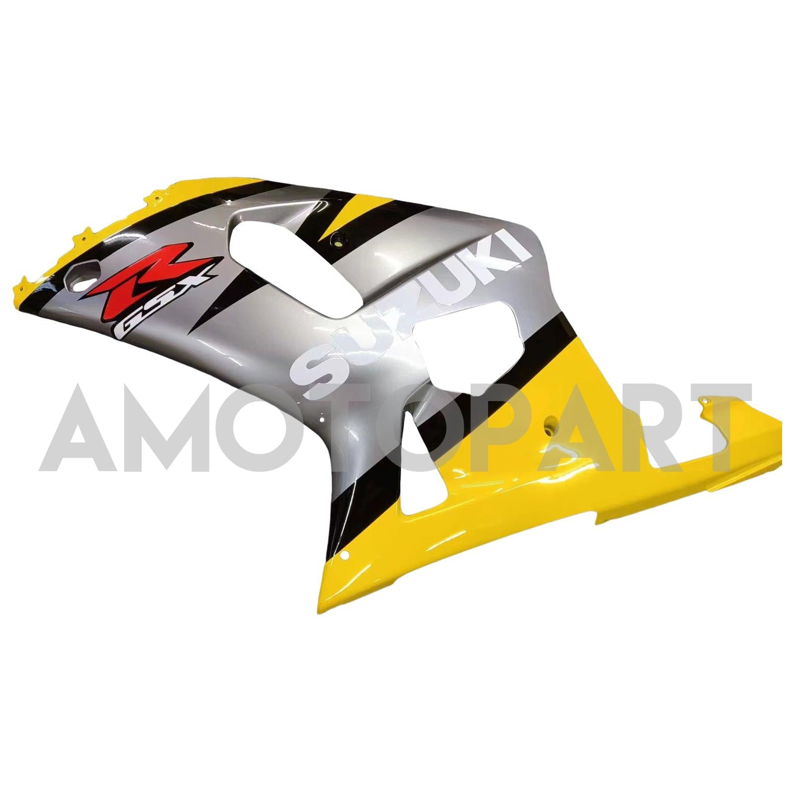 Amotopart Suzuki 01-03 GSXR600 & 00-03 GSXR750 Yellow Silver GSXR Racing Fairing Kit