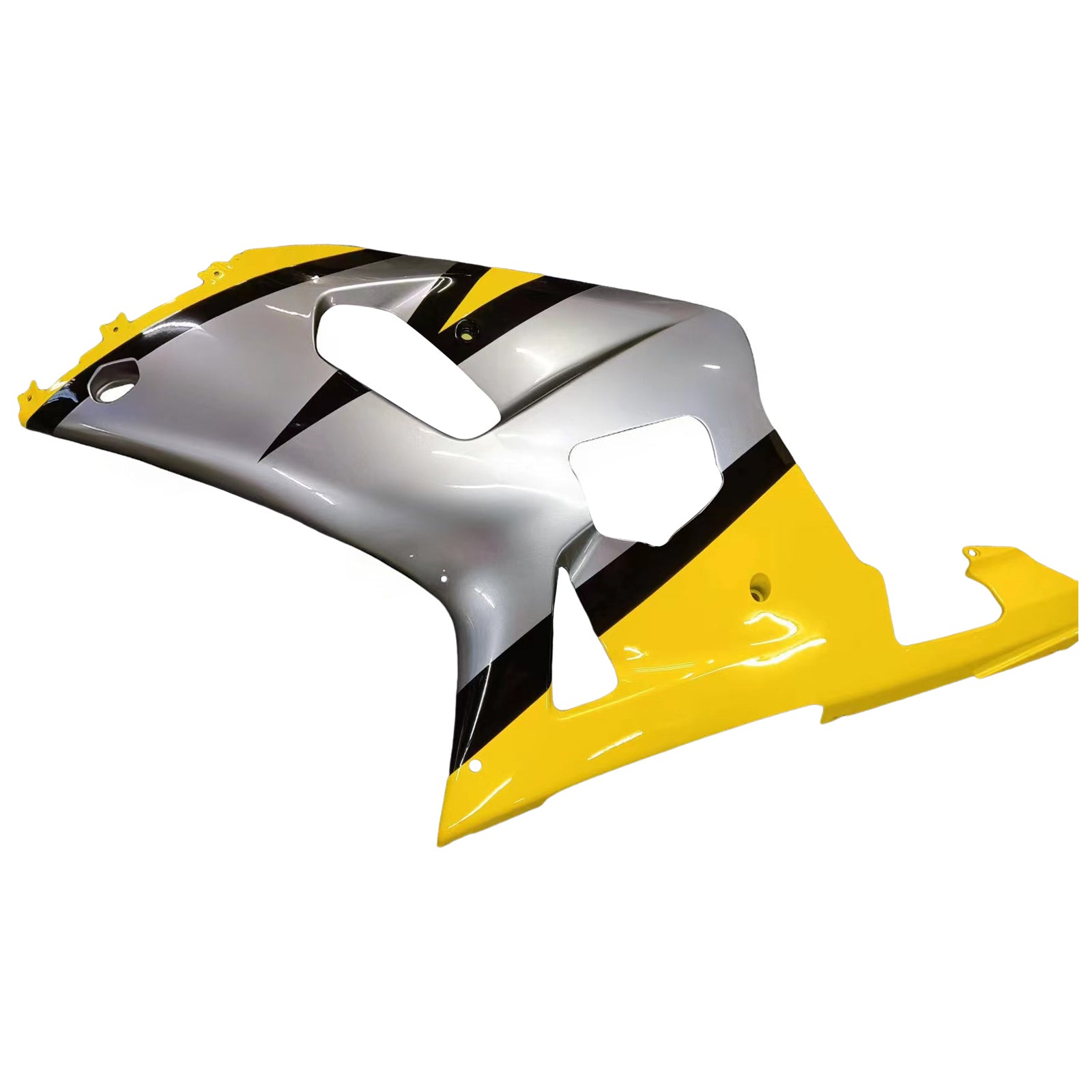 Amotopart Suzuki 01-03 GSXR600 & 00-03 GSXR750 Yellow Silver GSXR Racing Fairing Kit