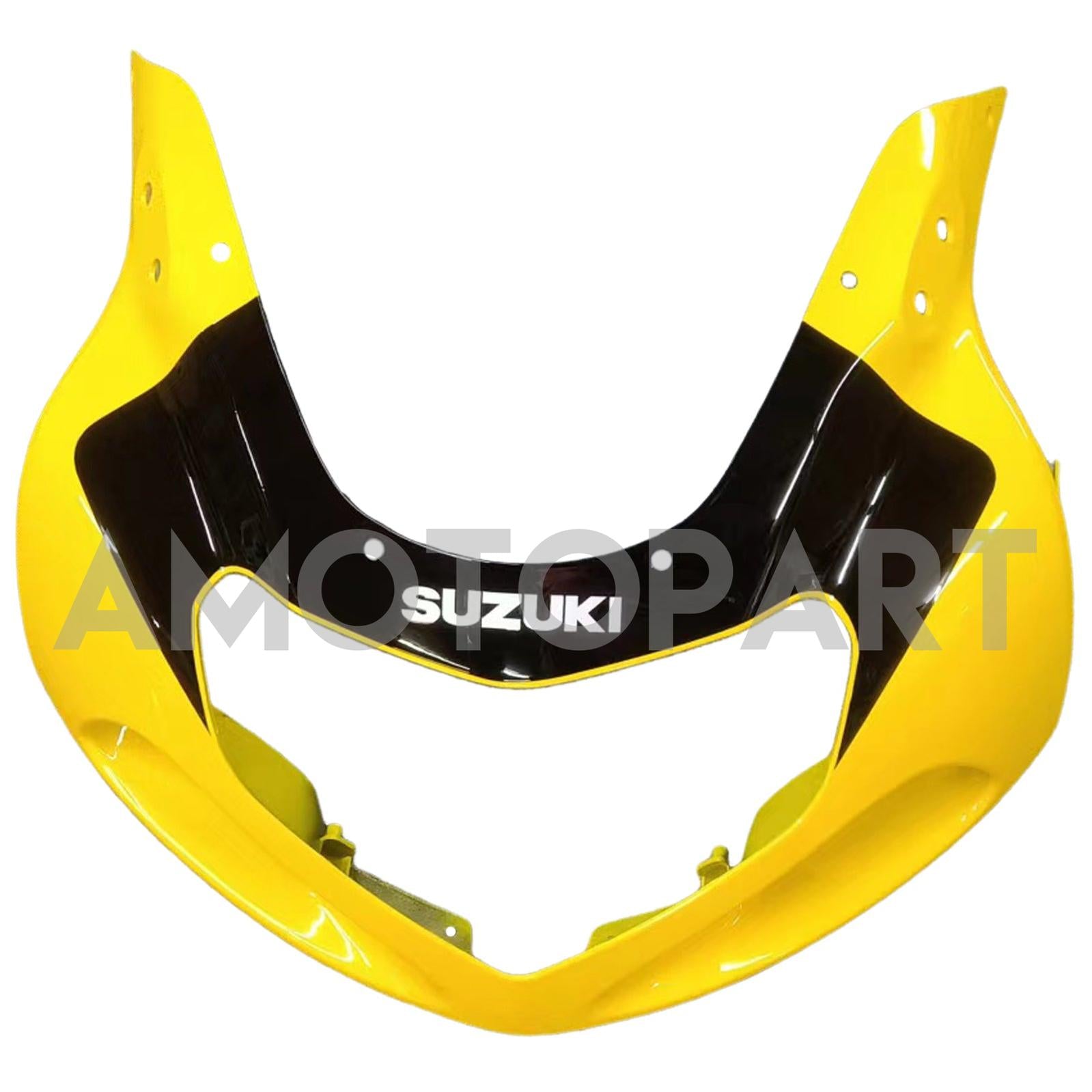 Amotopart Suzuki 01-03 GSXR600 & 00-03 GSXR750 Yellow Silver GSXR Racing Fairing Kit