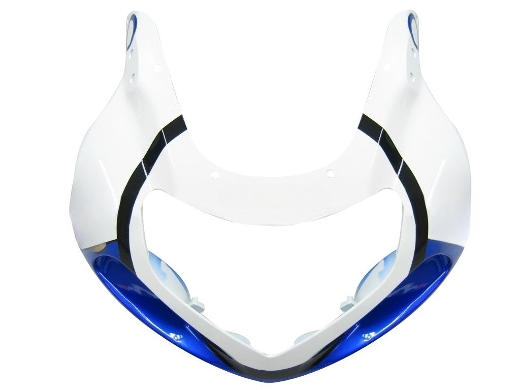 Amotopart Suzuki 01-03 GSXR600 & 00-03 GSXR750 Fairing White Blue Jordan GSXR Racing Fairing Kit