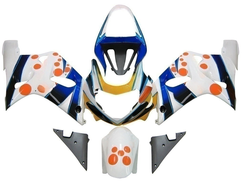 Amotopart Suzuki 01-03 GSXR600 & 00-03 GSXR750 Racing wielokolorowy zestaw owiewki pepephone