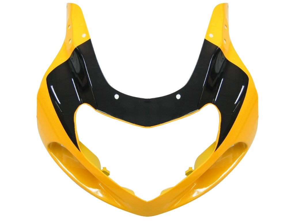 Amotopart Suzuki 01-03 GSXR600 & 00-03 GSXR750 Racing Silver Yellow Fairing Kit