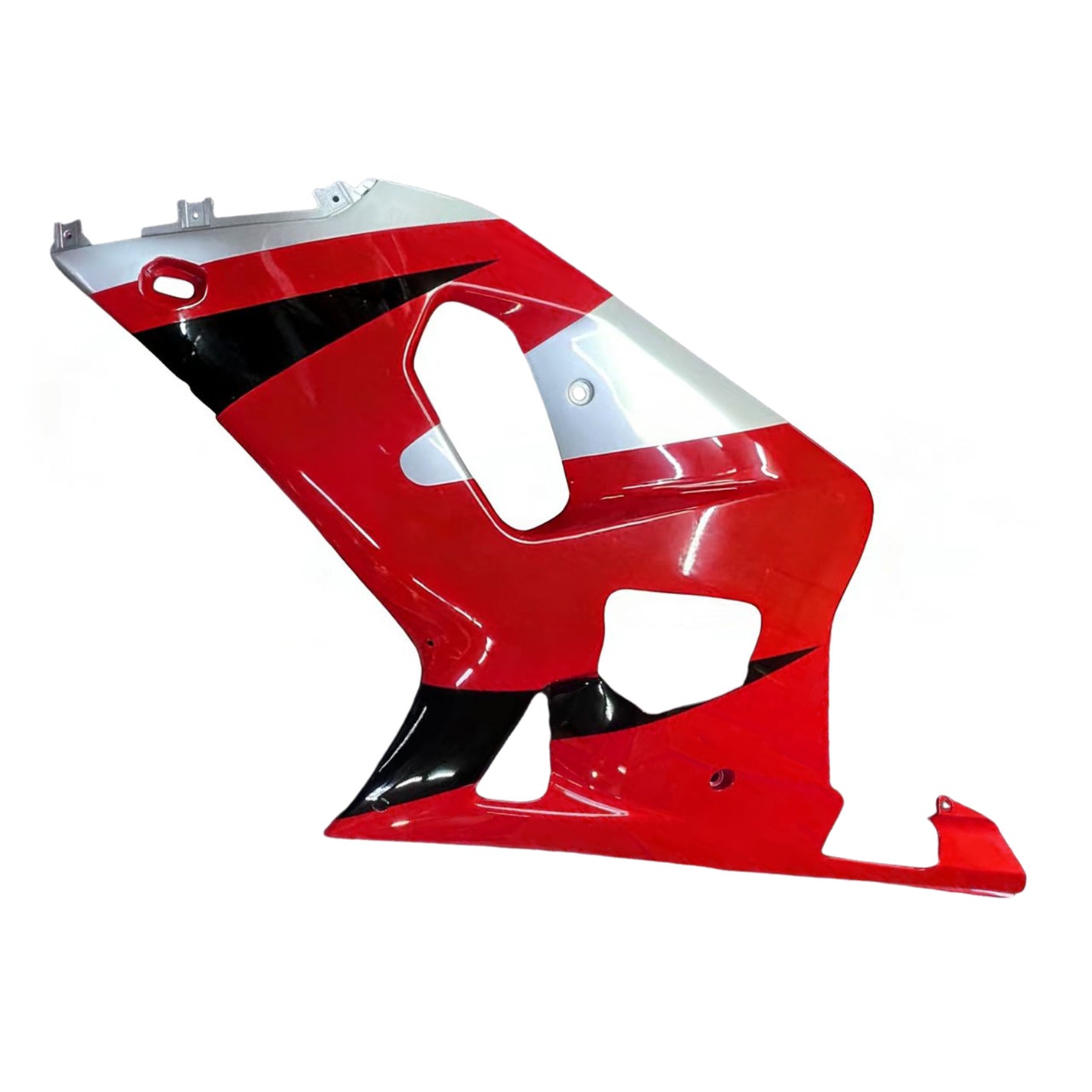 Amotopart Suzuki 01-03 GSXR600 & 00-03 GSXR750 Racing Red Silver Fairing Kit
