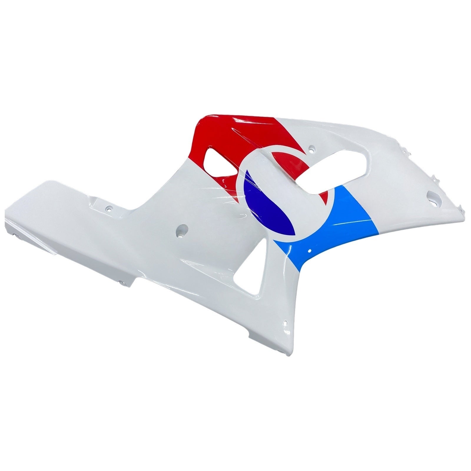 Amotopart Suzuki 01-03 GSXR600 & 00-03 GSXR750 White Red Blue Fairing Kit