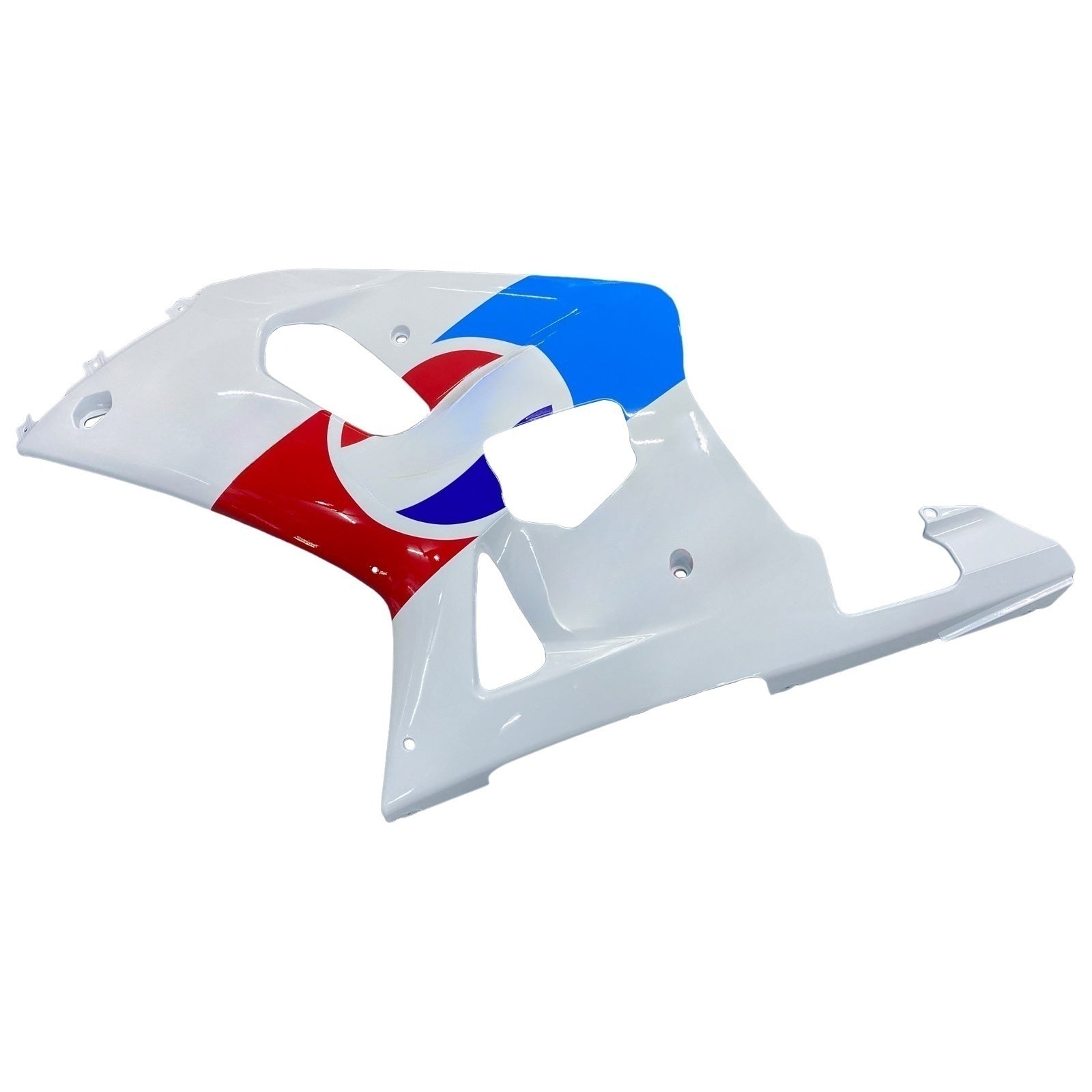 Amotopart Suzuki 01-03 GSXR600 & 00-03 GSXR750 White Red Blue Fairing Kit