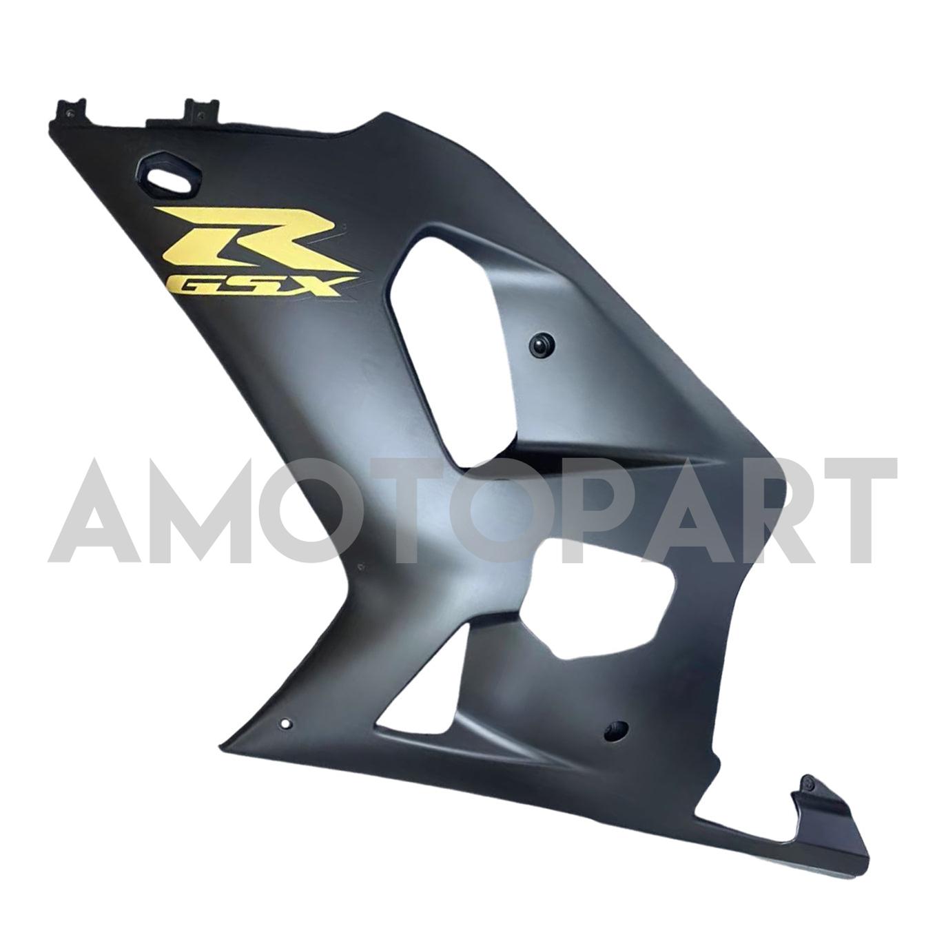 Amotopart Suzuki 01-03 GSXR600 & 00-03 GSXR750 Mat Black Fairing Zestaw