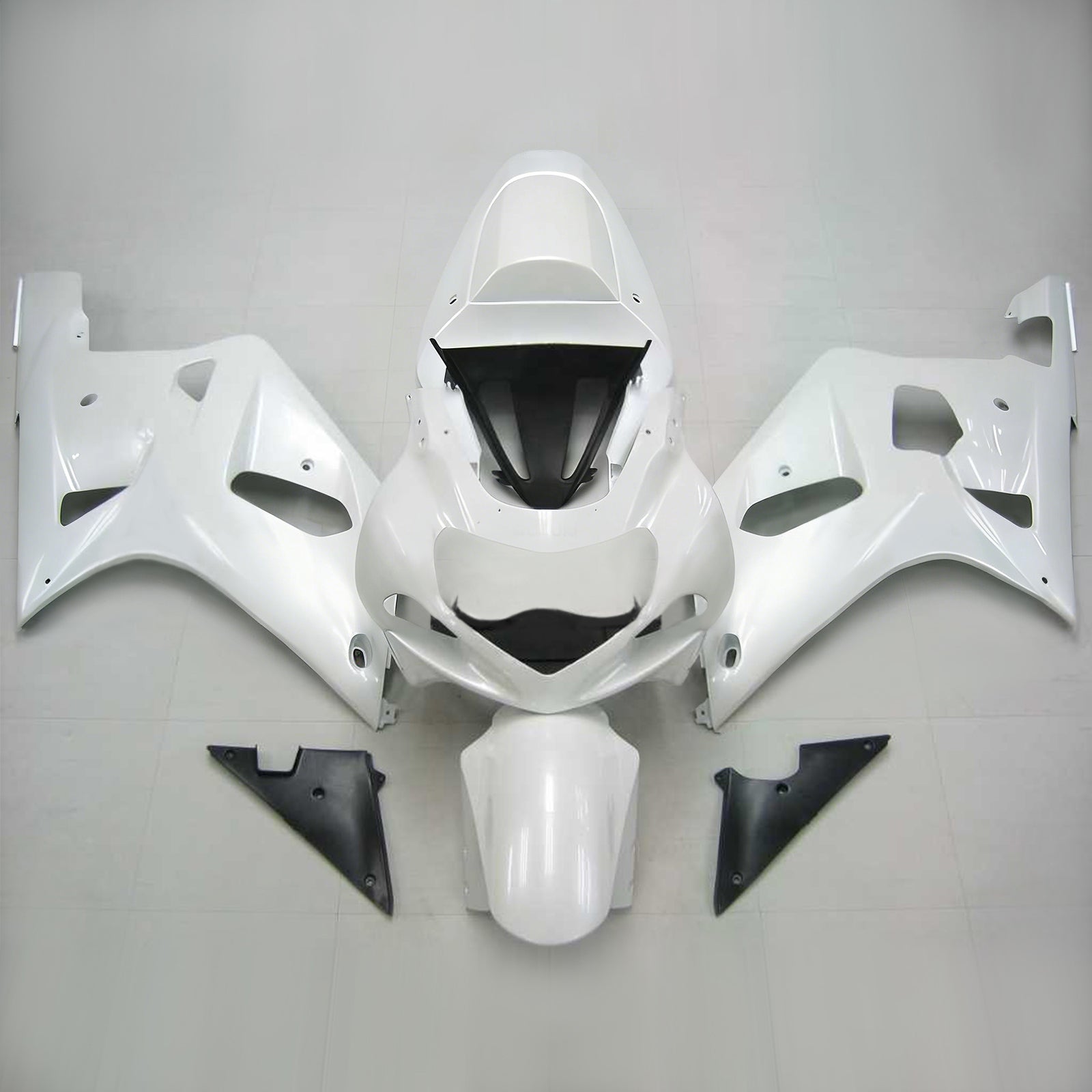 Amotopart Suzuki 01-03 GSXR600 & 00-03 GSXR750 Kit de carenagem branca