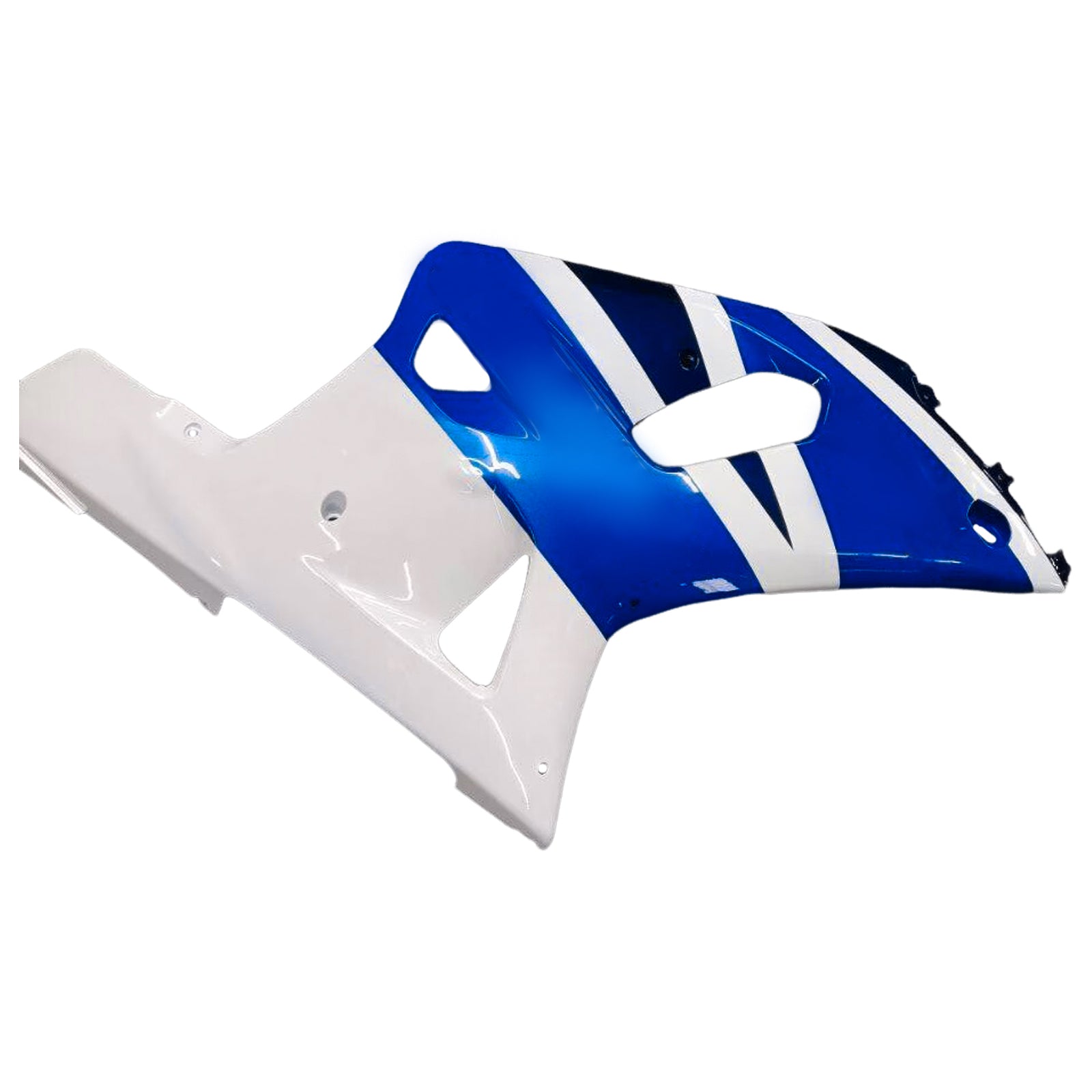 Amotopart Suzuki 01-03 GSXR600 & 00-03 GSXR750 White Blue Fairing Kit