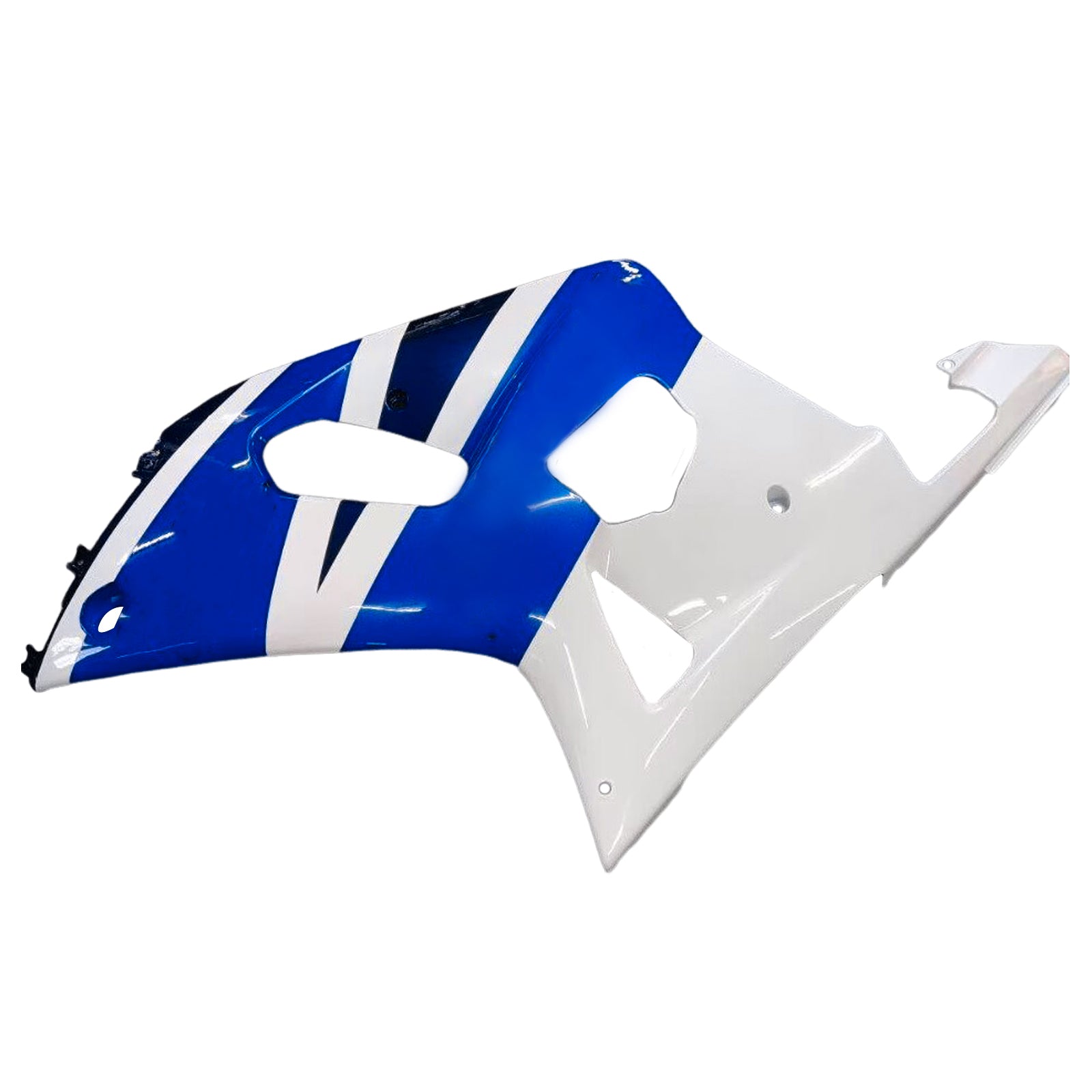 Amotopart Suzuki 01-03 GSXR600 & 00-03 GSXR750 White Blue Fairing Kit