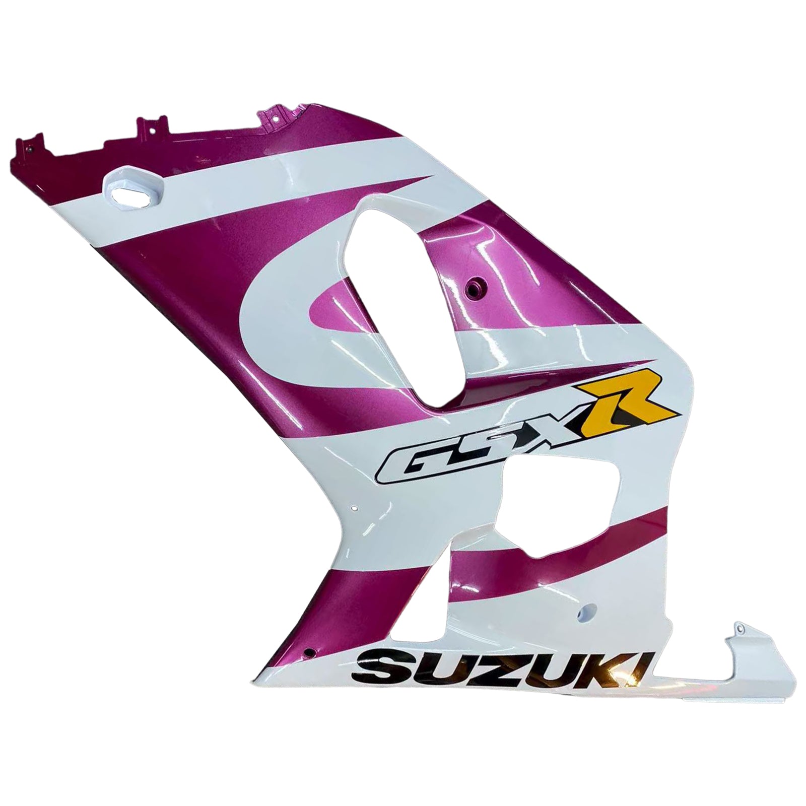 Amotopart 2001-2003 GSXR600 2000-2003 GSXR750 K1 Suzuki Purple White Fairing Kit