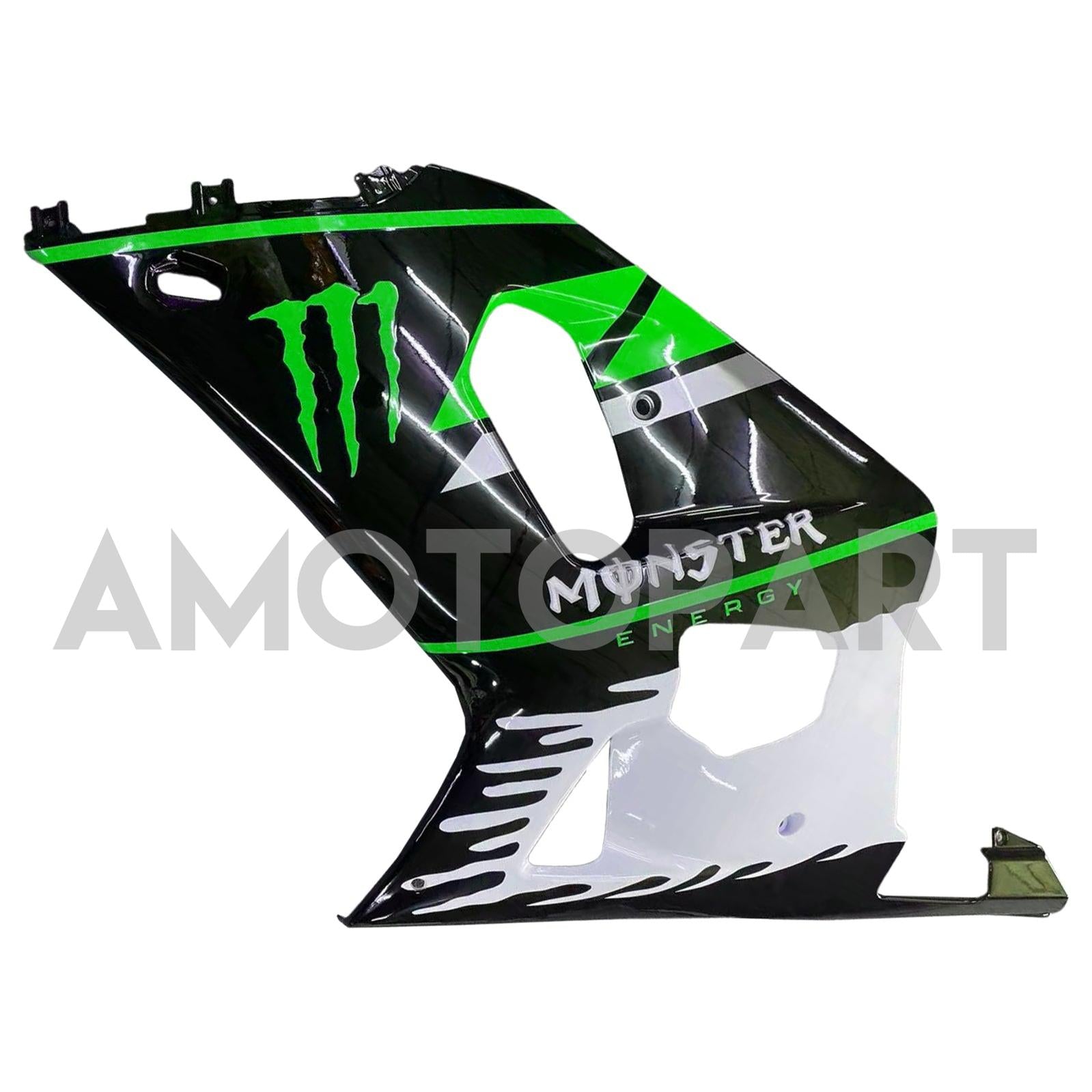 Amotopart 2001-2003 GSXR600 2000-2003 GSXR750 K1 Suzuki Green Black Fairing Kit