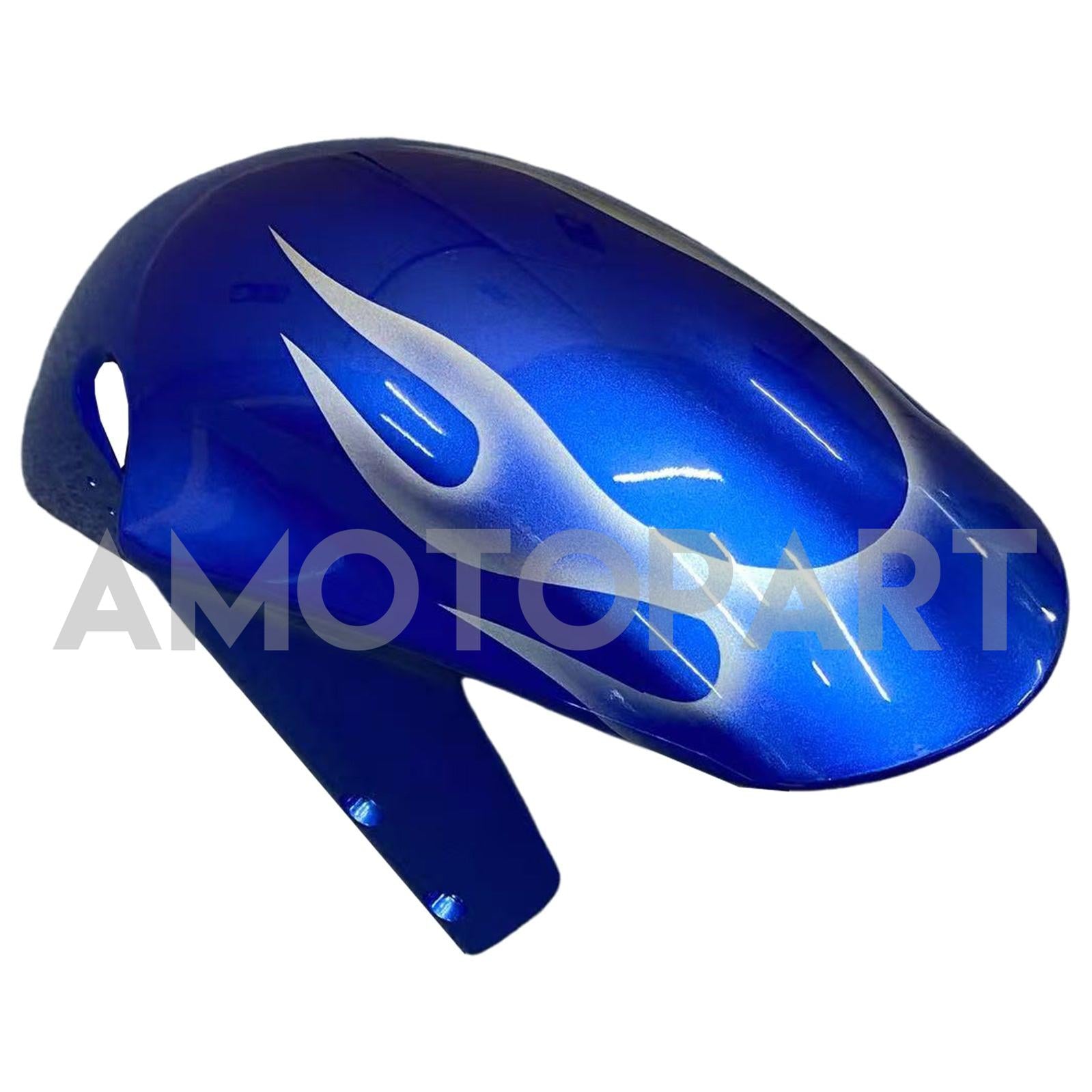 Amotopart 2001-2003 GSXR600 2000-2003 GSXR750 K1 Suzuki Blue mit Flammenverkleidungskit