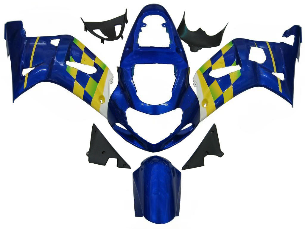 Amotopart Suzuki 01-03 GSXR600 & 00-03 GSXR750 Kuipset multi-blauw