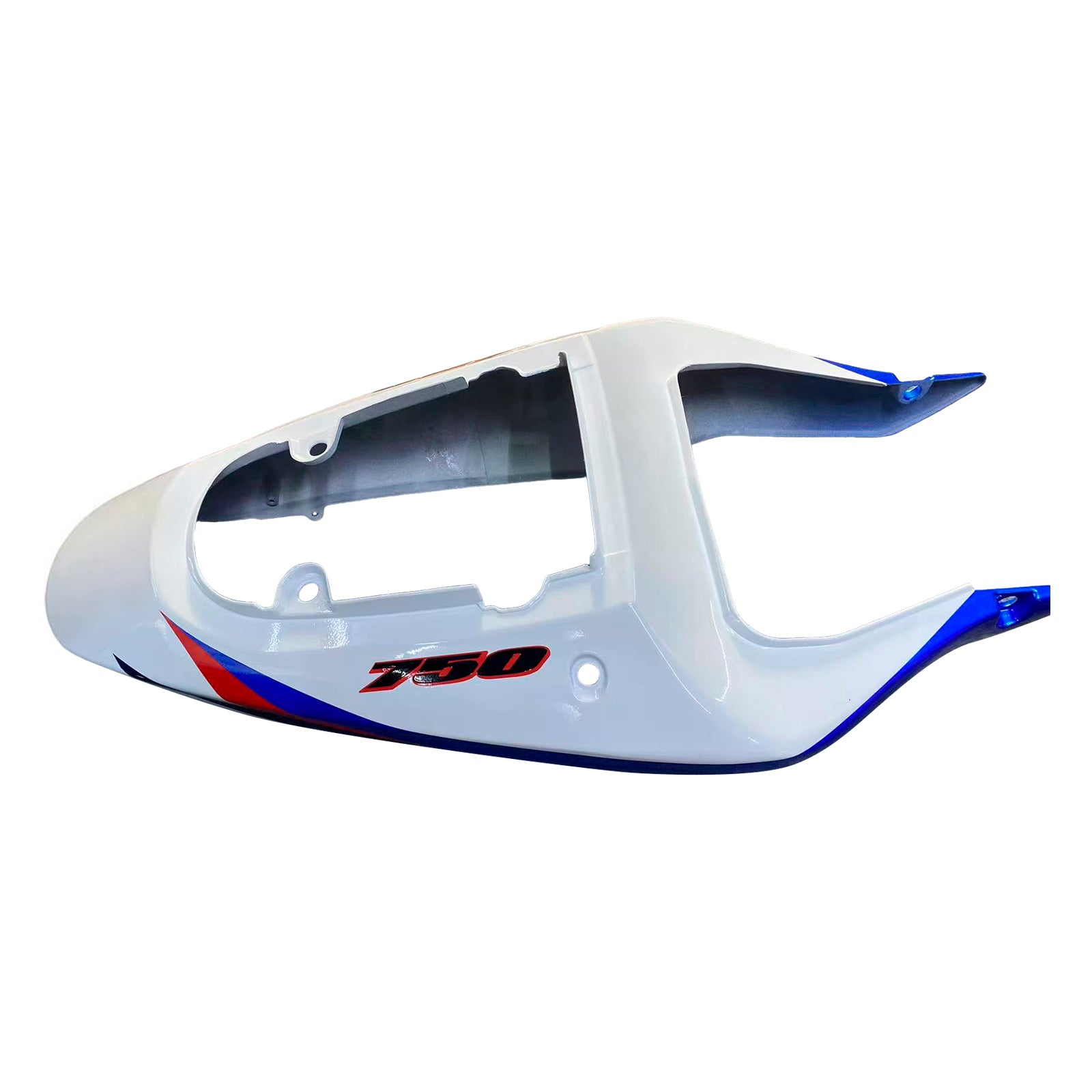 Amotopart Suzuki 01-03 GSXR600 & 00-03 GSXR750 White Black Fairing Kit