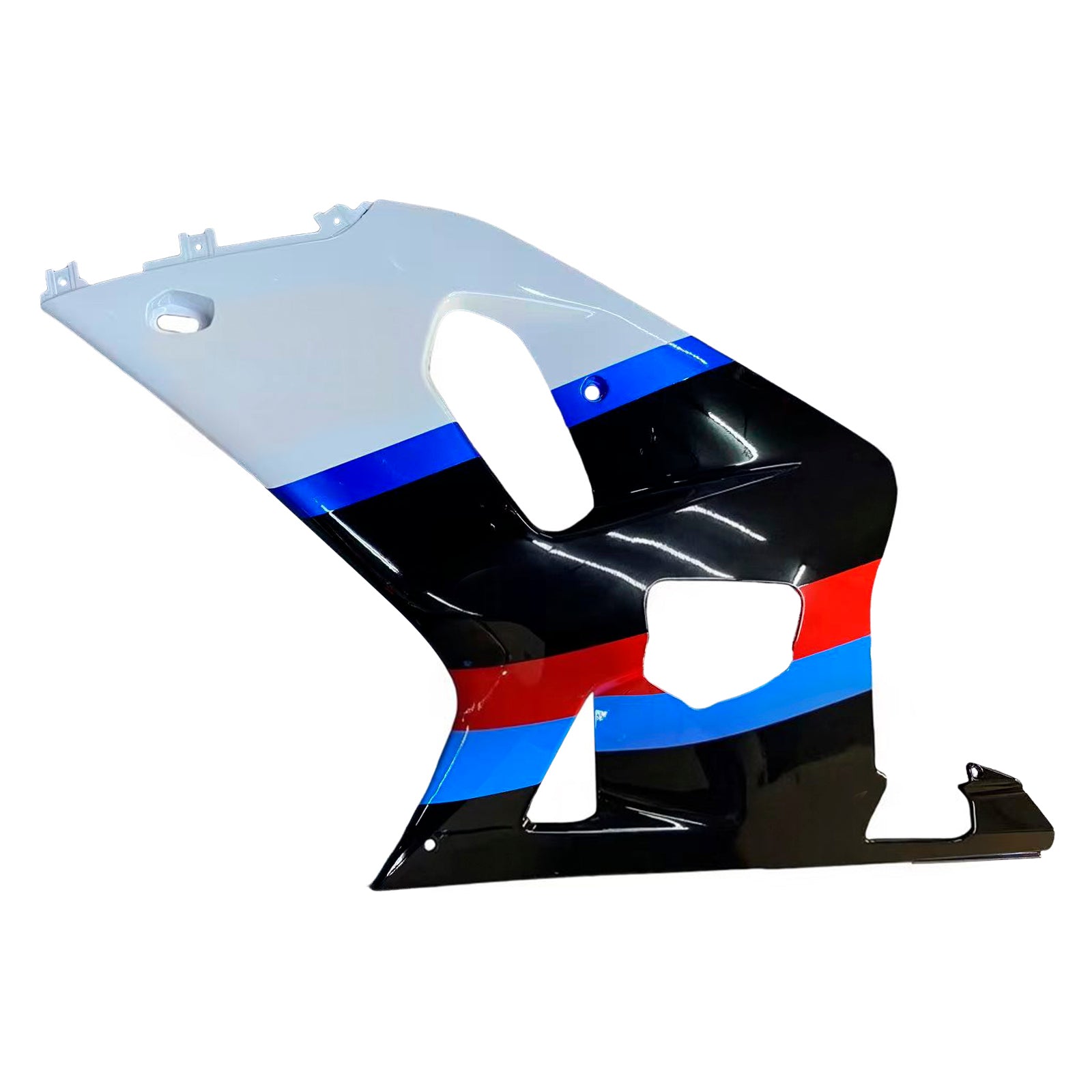 Amotopart Suzuki 01-03 GSXR600 & 00-03 GSXR750 White Black Fairing Kit