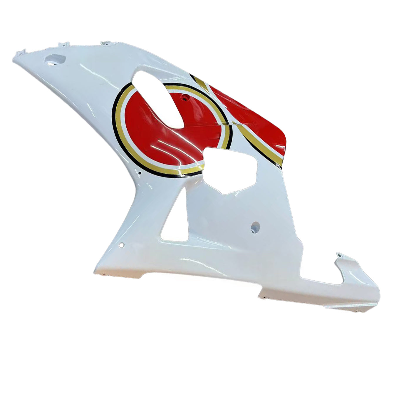 Amotopart Suzuki 01-03 GSXR600 & 00-03 GSXR750 Fairing White Red Kit