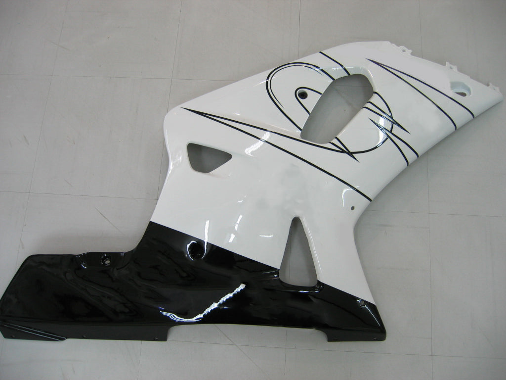 Amotopart Suzuki 01-03 GSXR600 & 00-03 GSXR750 Fairing White Kit