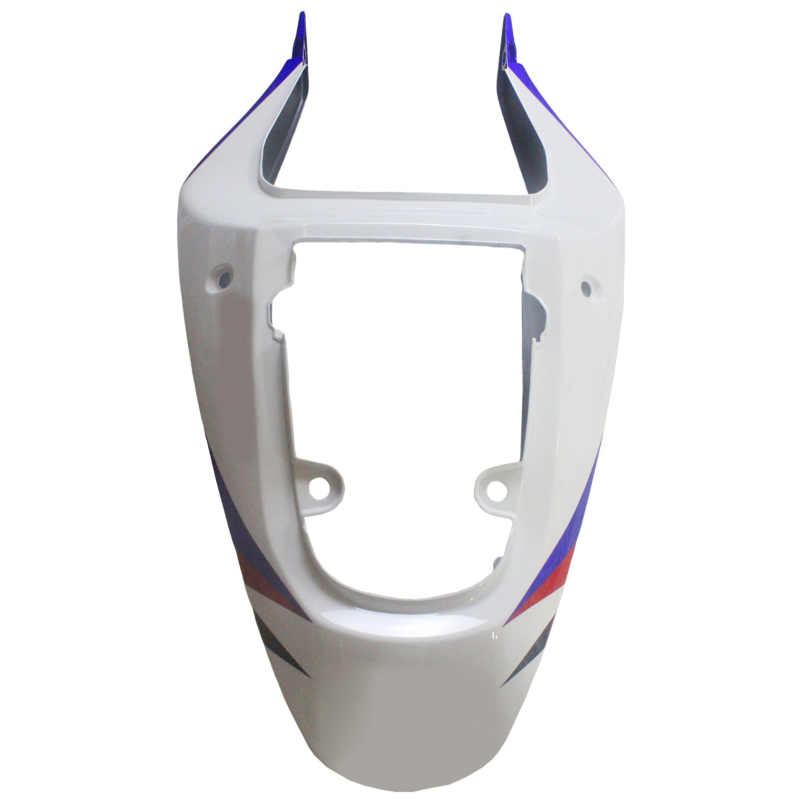 Amotopart スズキ 01-03 GSXR600 & 00-03 GSXR750 フェアリング マルチ ホワイト ブラック キット