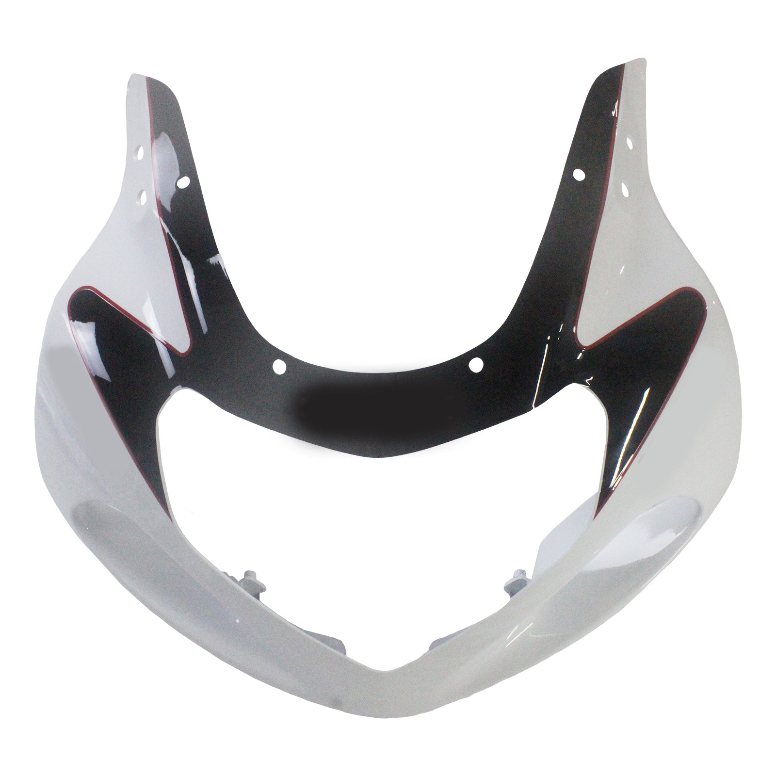 Amotopart スズキ 01-03 GSXR600 & 00-03 GSXR750 フェアリング マルチ ホワイト ブラック キット