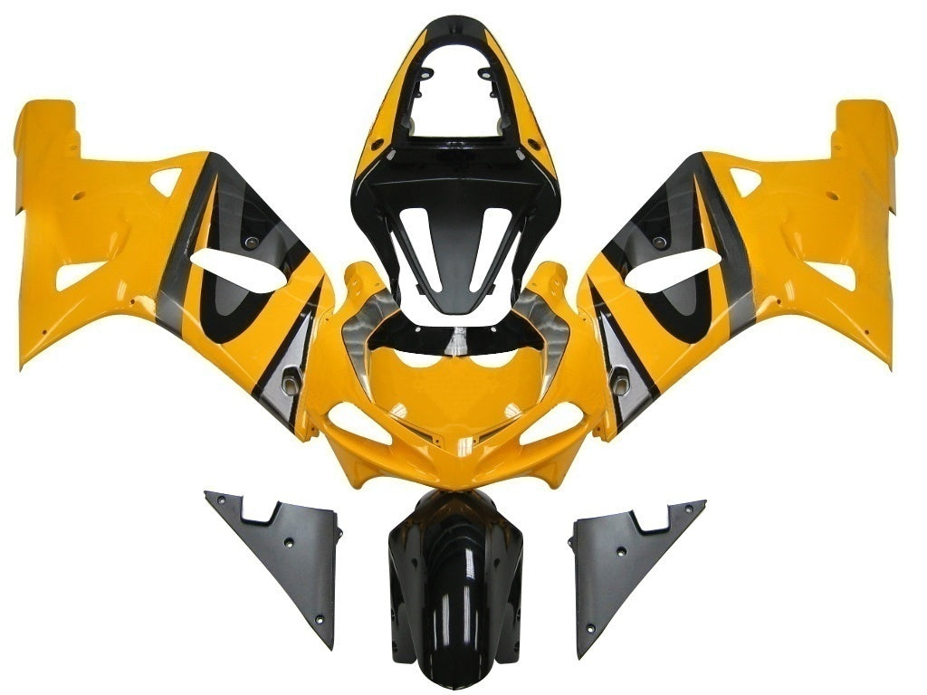 Amotopart Suzuki 01-03 GSXR600 & 00-03 GSXR750 Fairing Yellow Kit