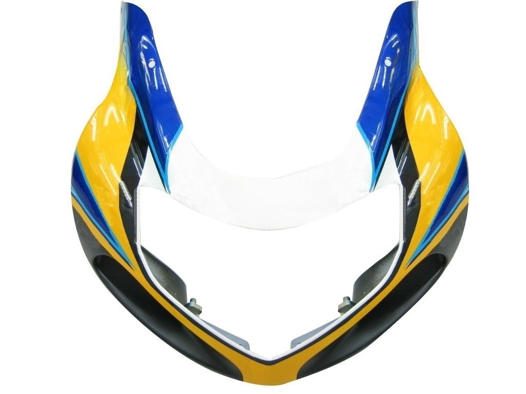 Amotopart Suzuki 01-03 GSXR600 & 00-03 GSXR750 Fairing multi yellow blue Kit