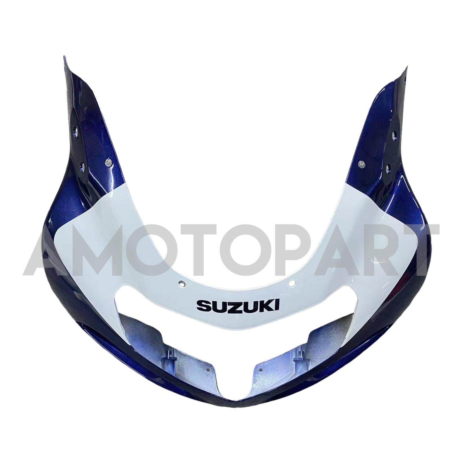Amotopart Suzuki 01-03 GSXR600 & 00-03 GSXR750 Fairing White Blue Kit