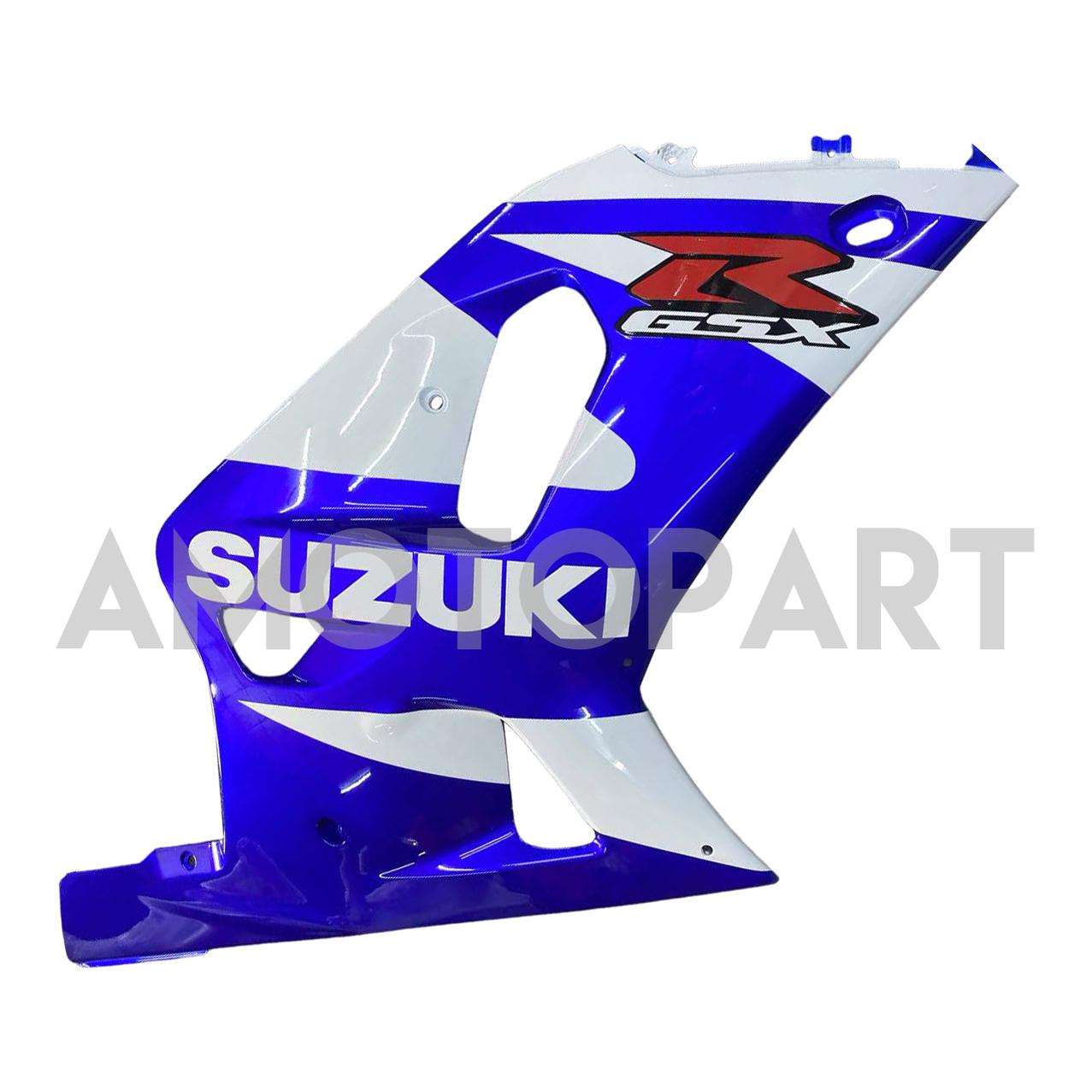 Amotopart Suzuki 01-03 GSXR600 & 00-03 GSXR750 Fairing White Blue Kit