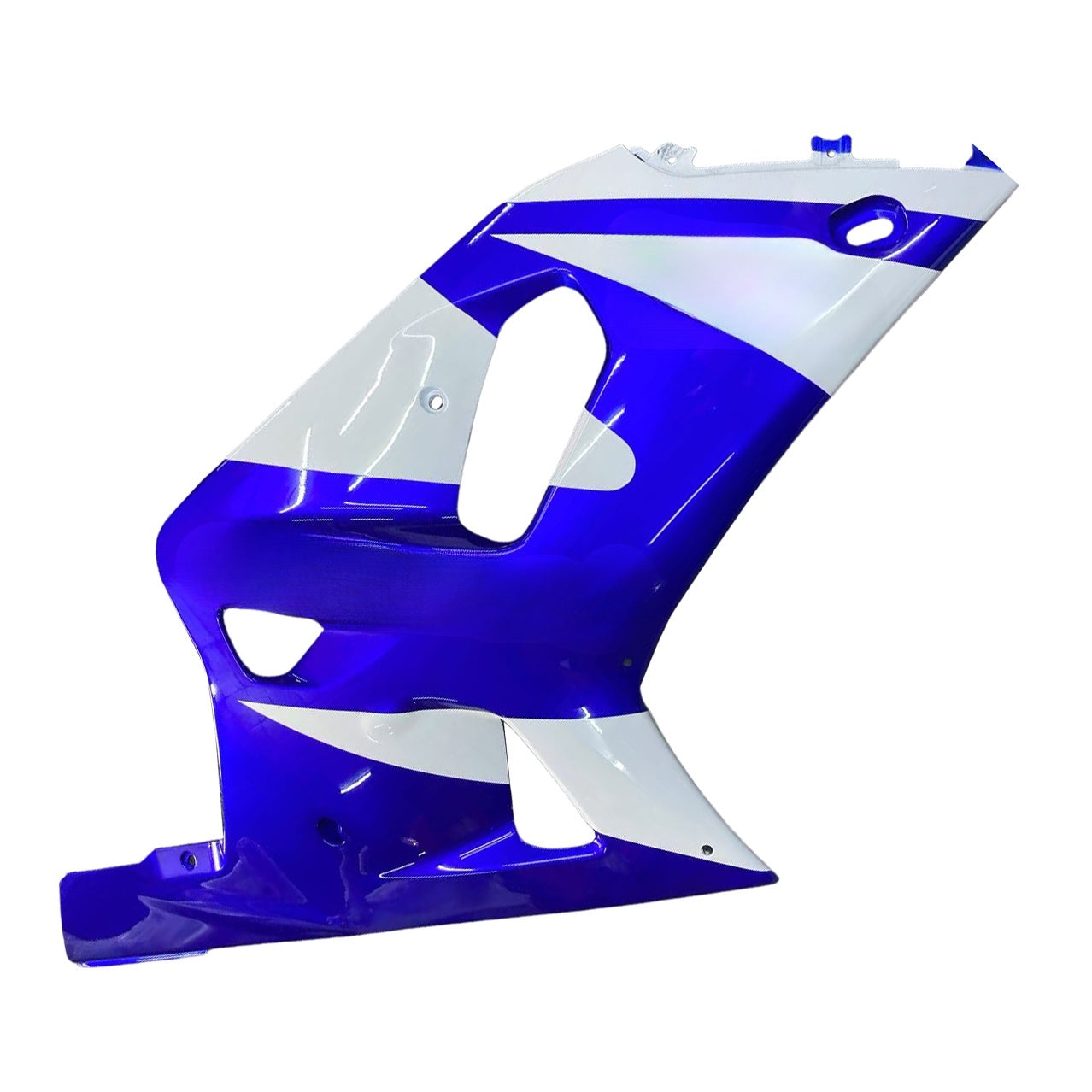 Amotopart Suzuki 01-03 GSXR600 & 00-03 GSXR750 Fairing White Blue Kit
