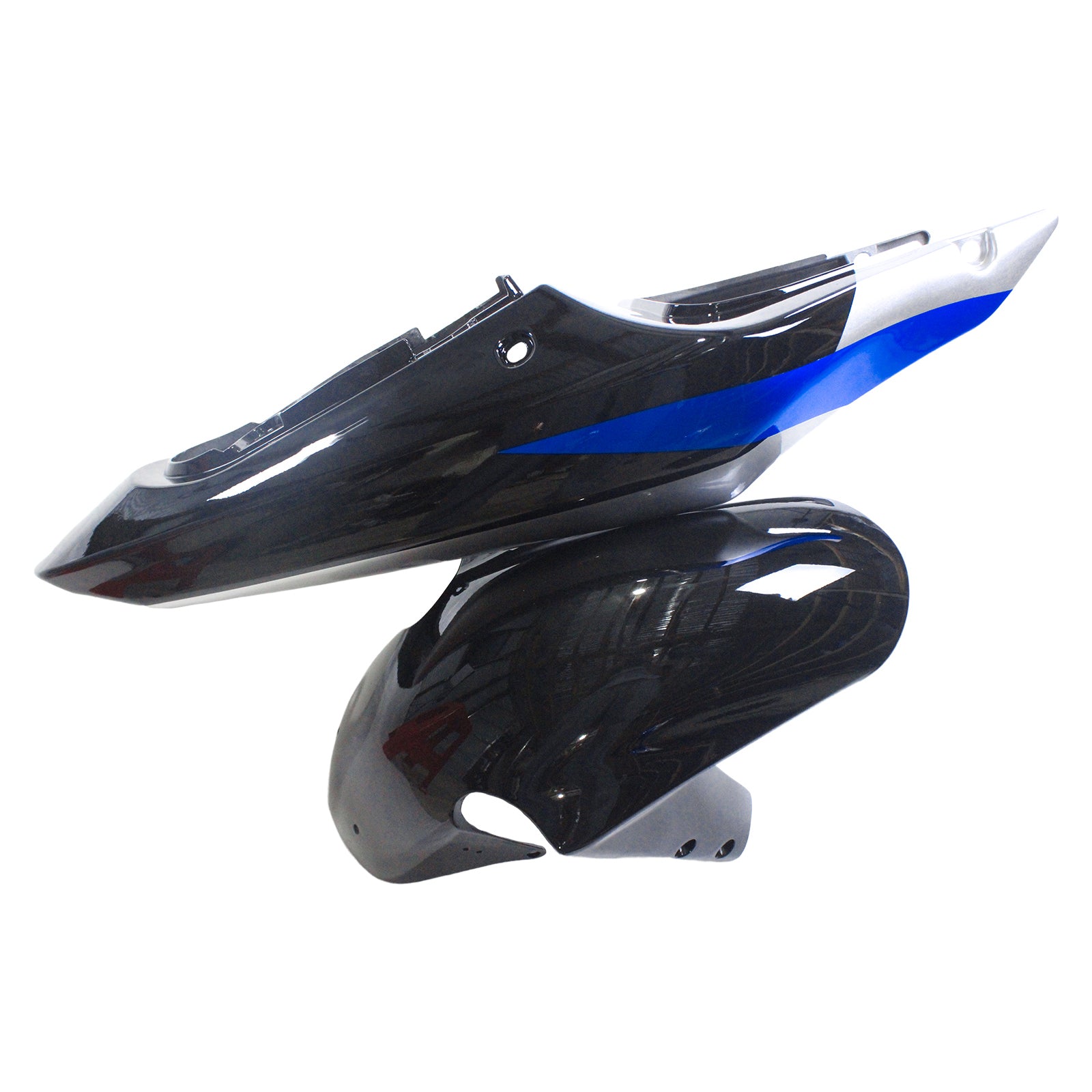 Amotopart Suzuki 01-03 GSXR600 & 00-03 GSXR750 Fairing Blue Sliver Kit