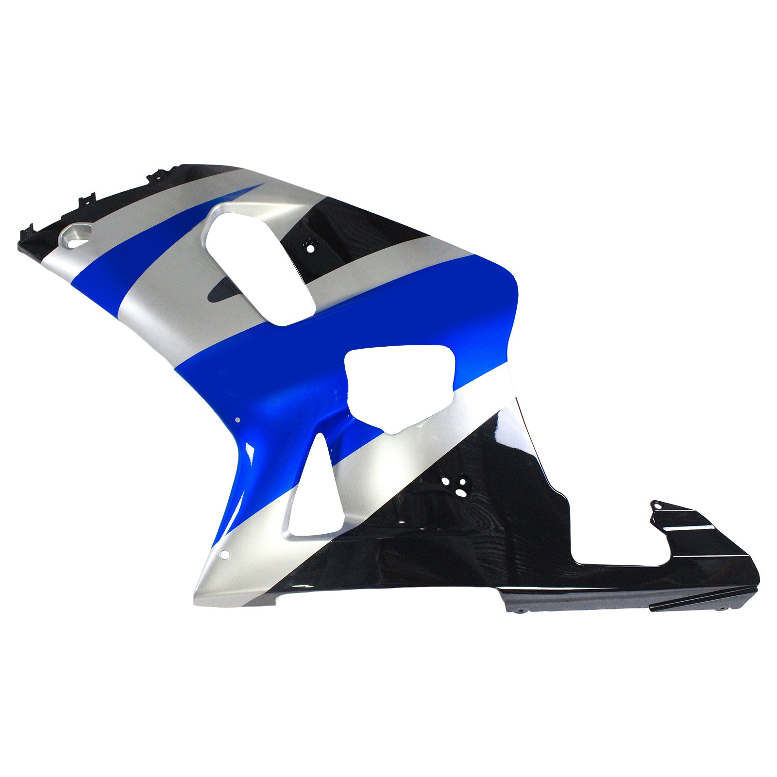 Amotopart Suzuki 01-03 GSXR600 & 00-03 GSXR750 Fairing Blue Sliver Kit