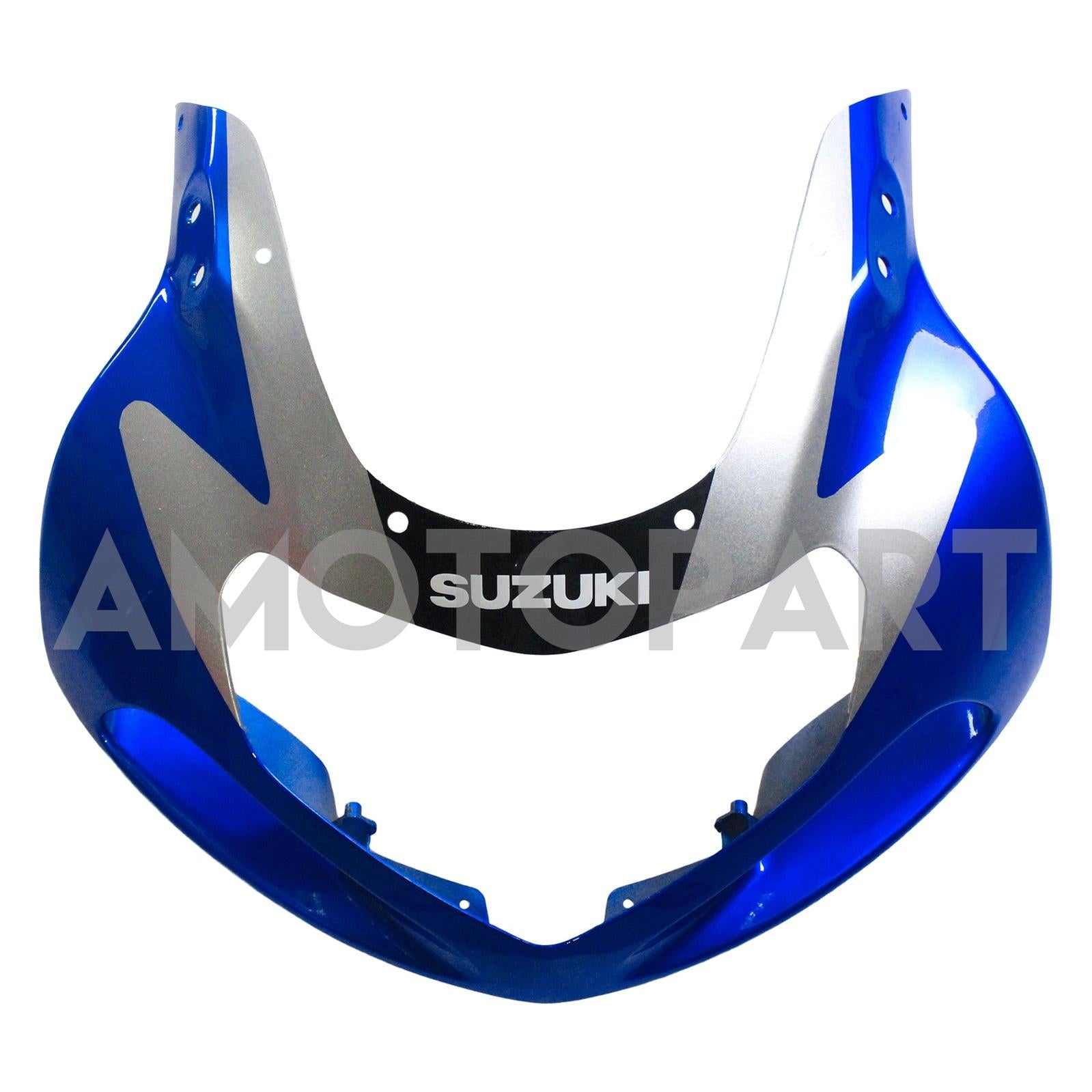 Amotopart Suzuki 01-03 GSXR600 & 00-03 GSXR750 Verkleidungssatz blau sliver