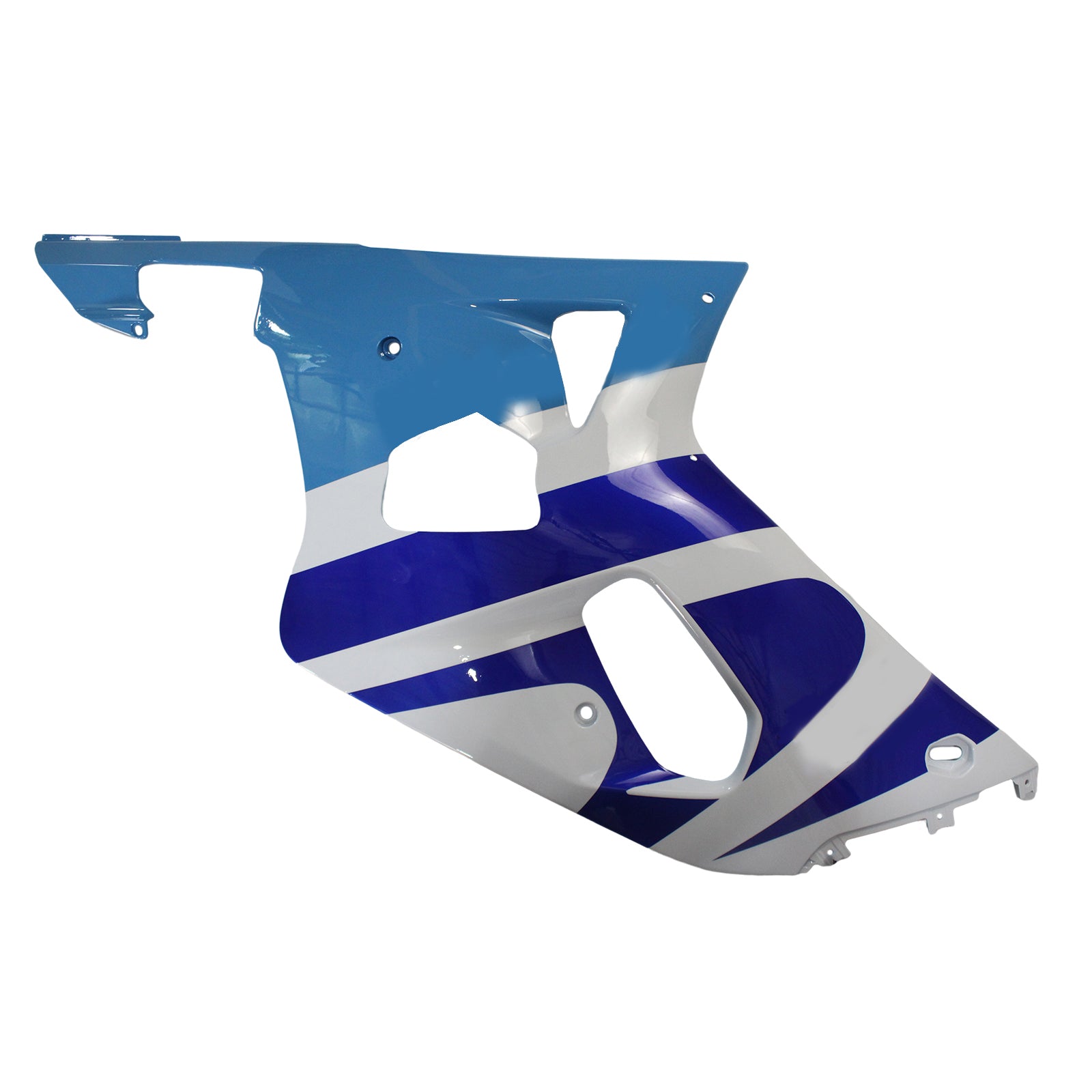 Amotopart Suzuki 01-03 GSXR600 & 00-03 GSXR750 blue white Fairing Kit