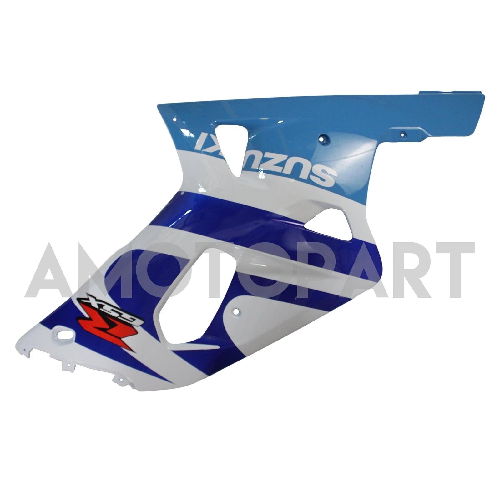 Amotopart Suzuki 01-03 GSXR600 & 00-03 GSXR750 Fairing gradient blue white Kit